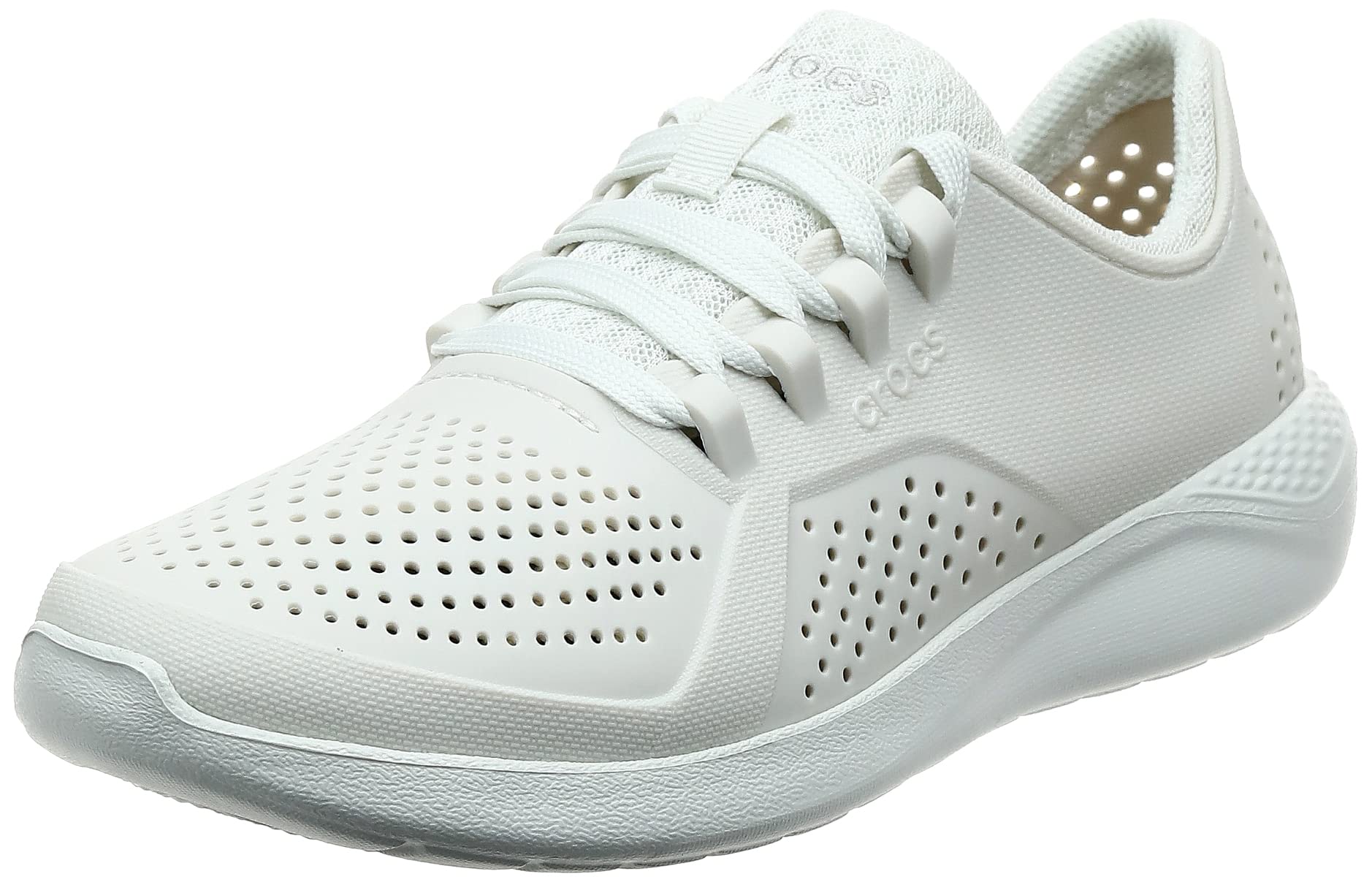 Crocs Women's Literide Pacer Lace-Up Sneakers - Comfortable Walking Shoes for Women | Lightweight & Cushioned for All-Day Wear | Perfect for Work, Travel & Casual Outings
