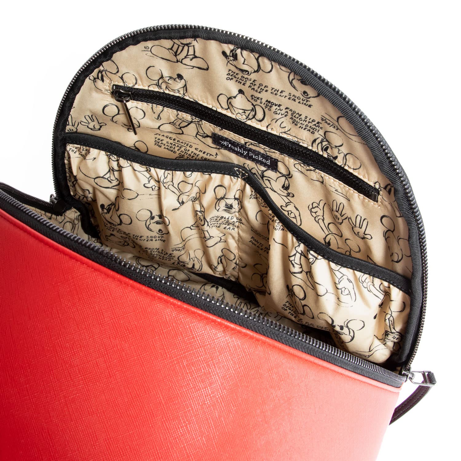 Freshly Picked Anaheim Backpack - Rouge Mickey Style | Durable & Stylish Disney-Themed Backpack for School, Travel & Everyday Use