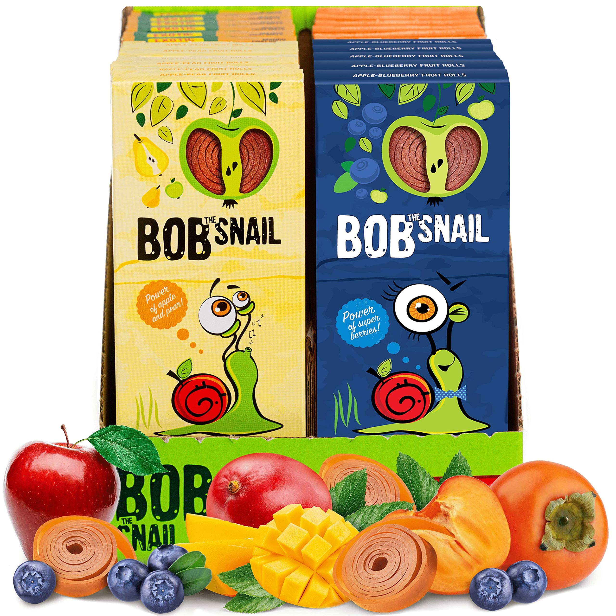 BOB SNAIL Healthy Fruit Snacks - Organic Dried Fruit Mix for Adults & Kids - Perfect for Lunch Box, School, Office & Travel Snacks
