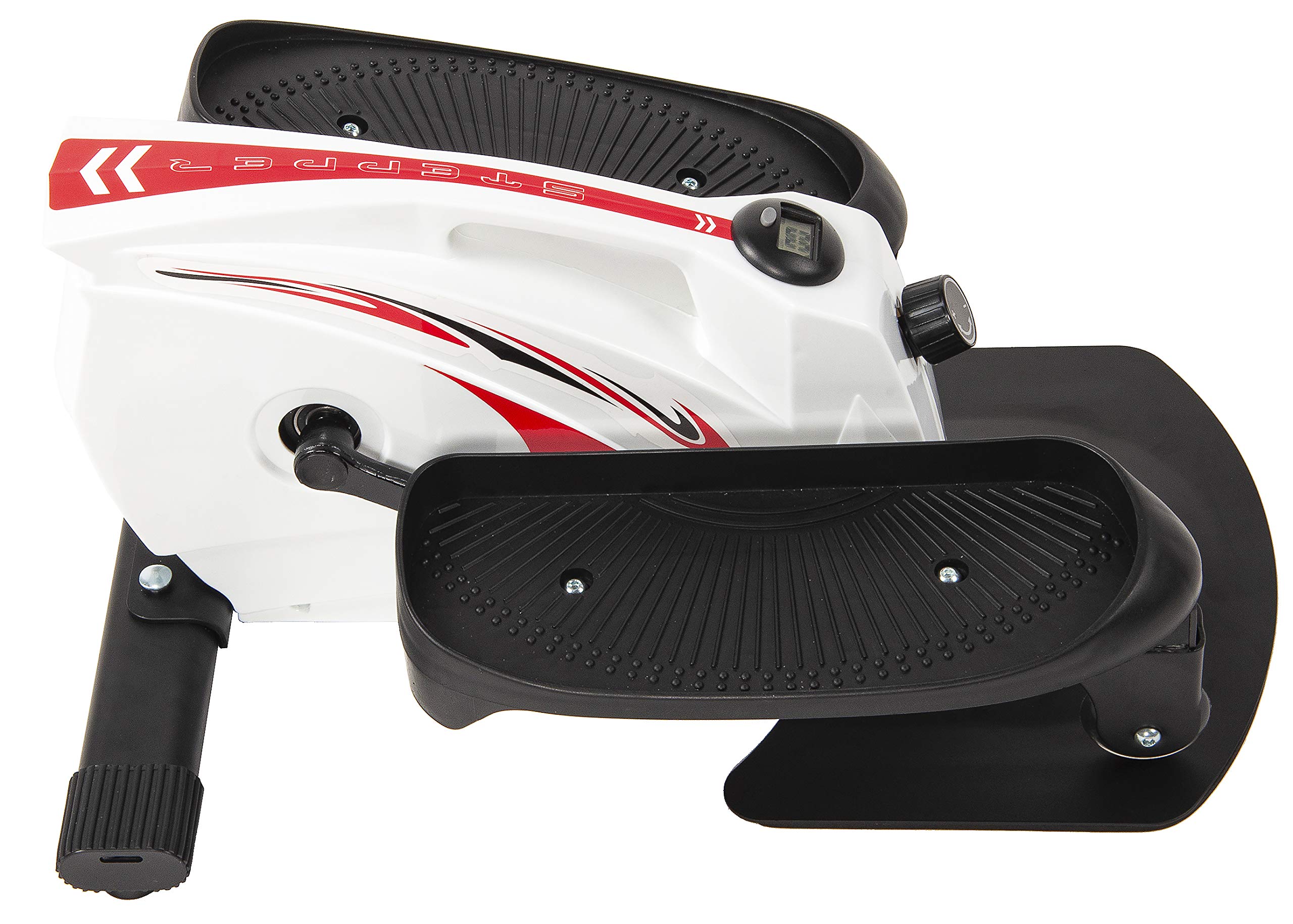 BalanceFrom Under-Desk Elliptical Machine - Portable Pedal Exerciser with LCD Display, 8-Level Adjustable Resistance & Non-Slip Pedals | Compact Home Office Fitness Equipment for Workout While Sitting