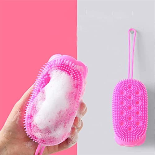 Neekshaa Quick Foaming Bubble Bath Body Scrub Brush - Soft Exfoliating Massage Brush for Shower & Bath, Pack of 1 - Perfect for Deep Cleansing, Exfoliation & Relaxing Spa Experience at Home