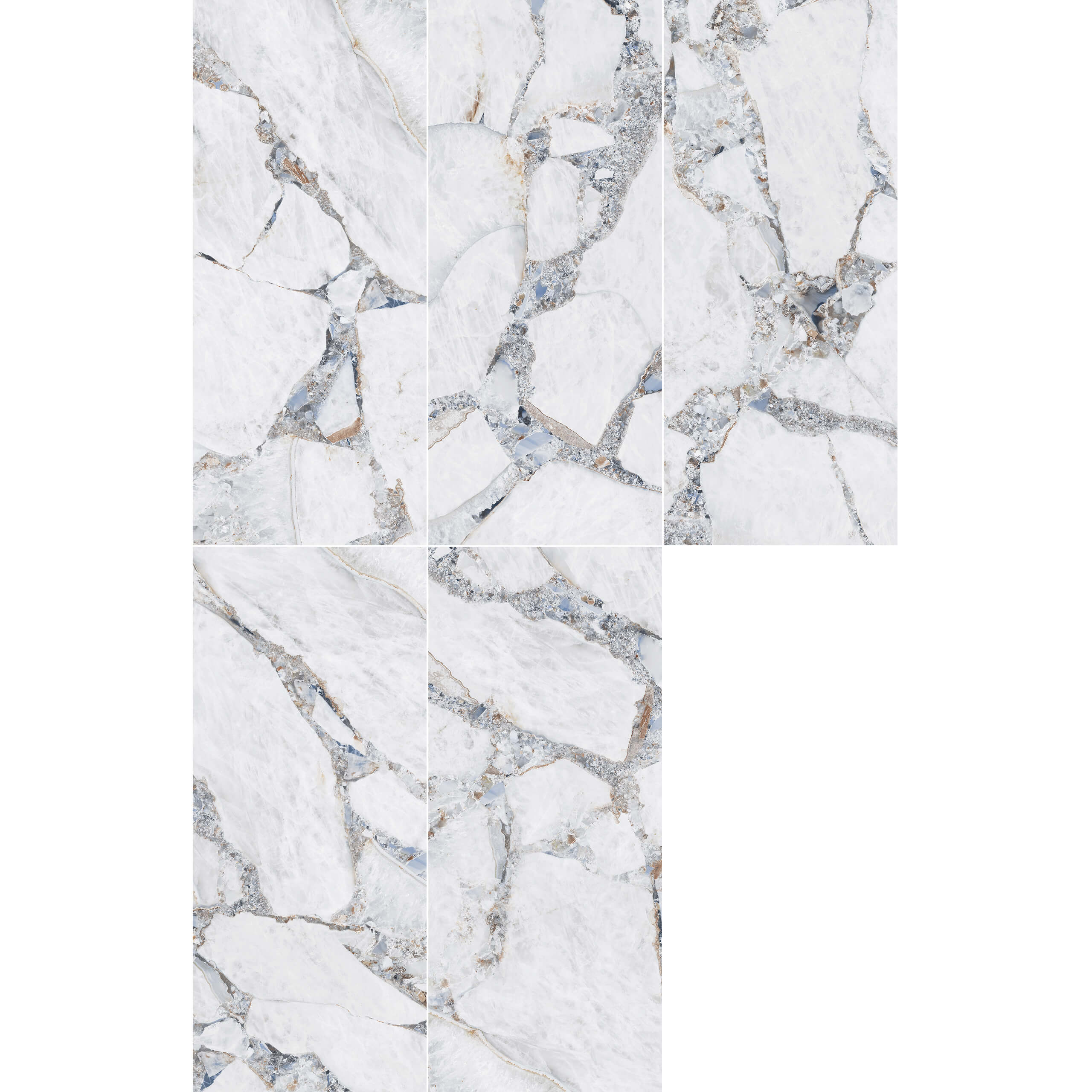 Megaslim Slab Bright Precious 2800x1200x6mm - Premium Thin Stone Panel for Modern Wall Cladding & Interior Design | Perfect for Kitchen Backsplash, Bathroom Walls, and Commercial Spaces