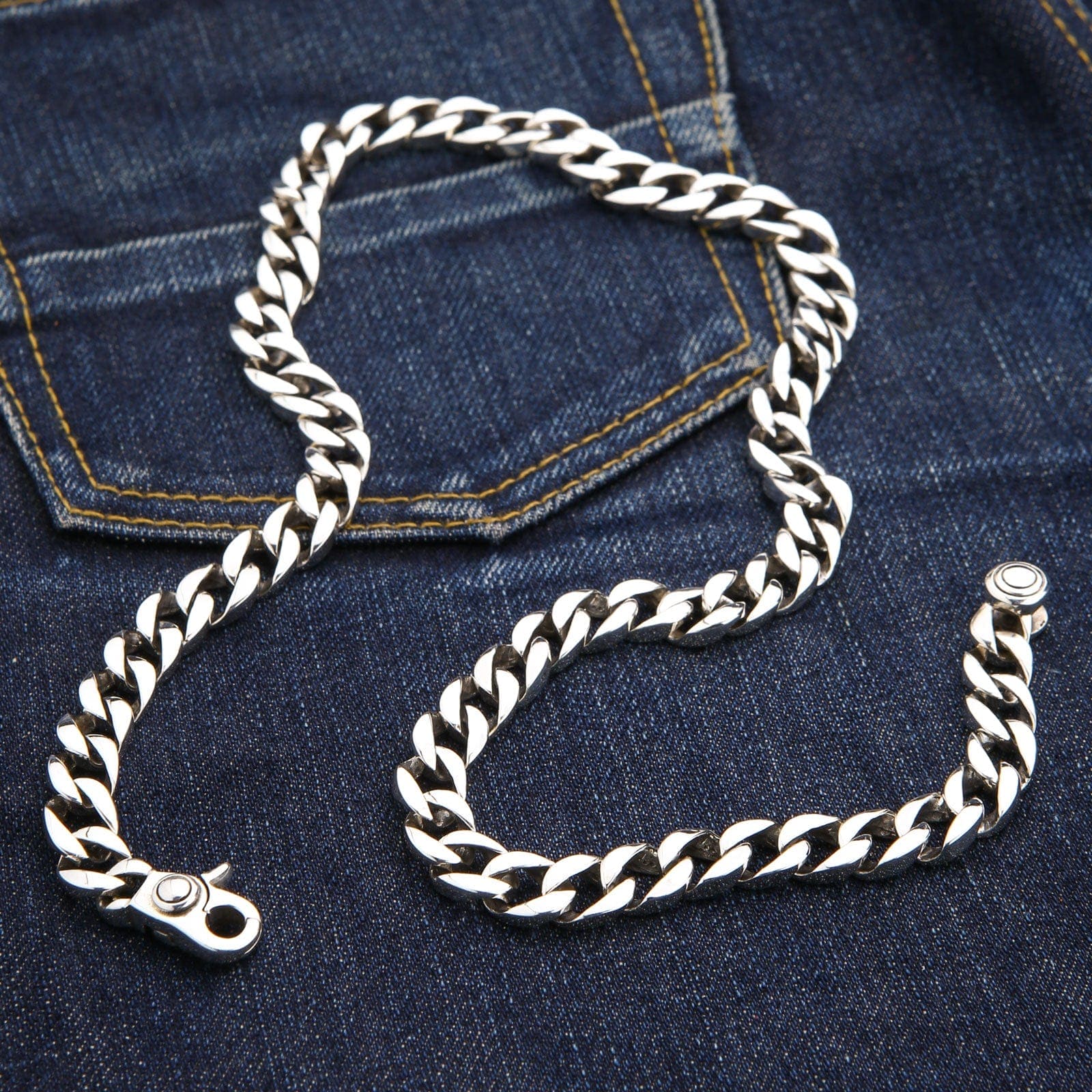 Sterling Silver Figaro Cuban Chain Necklace for Men & Women - Elegant Jewelry Gift for Everyday Wear & Special Occasions