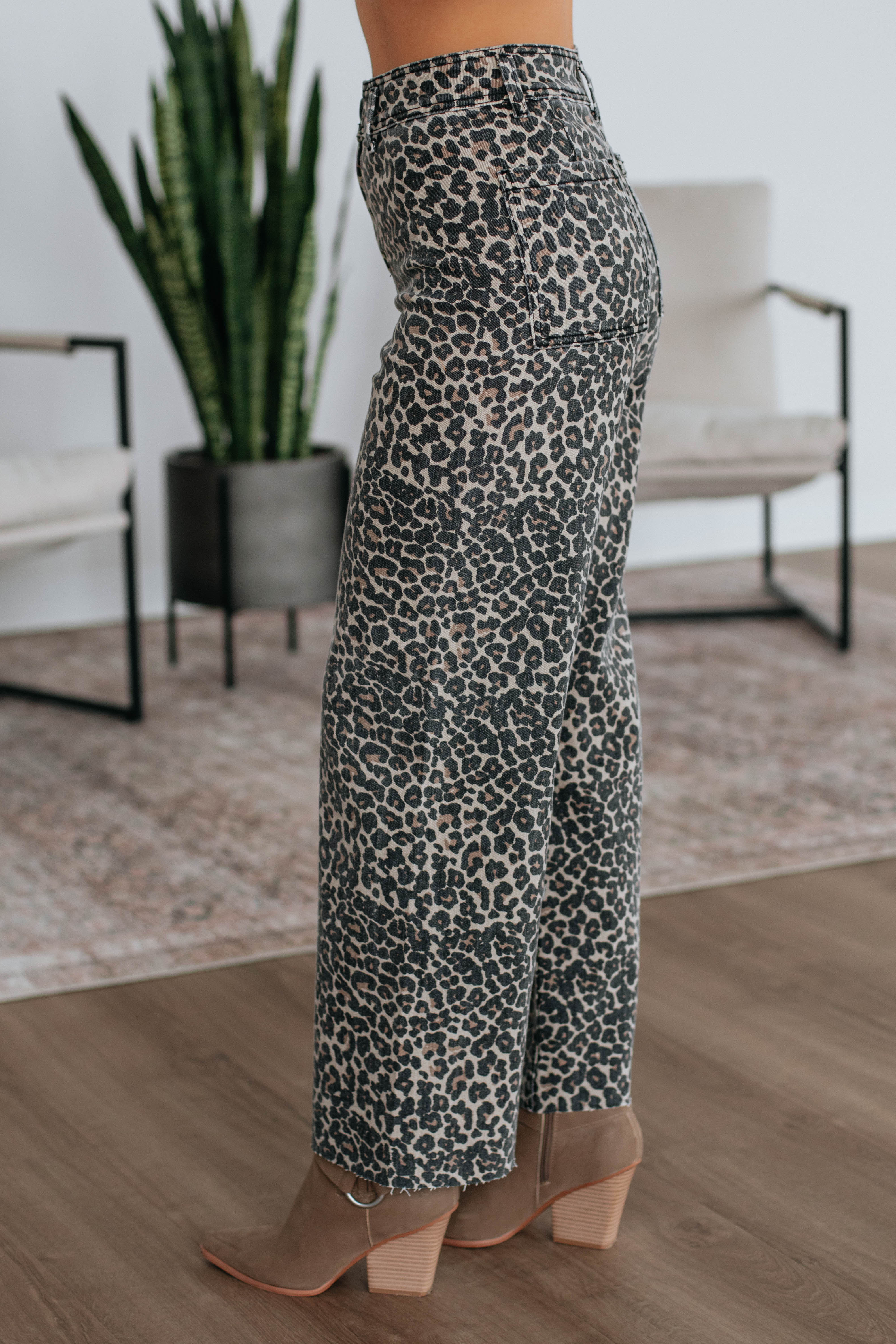 Jesse Wide Leg Pants for Women - High Waisted Flowy Trousers with Pockets | Casual & Office Wear | Perfect for Work, Travel & Everyday Comfort