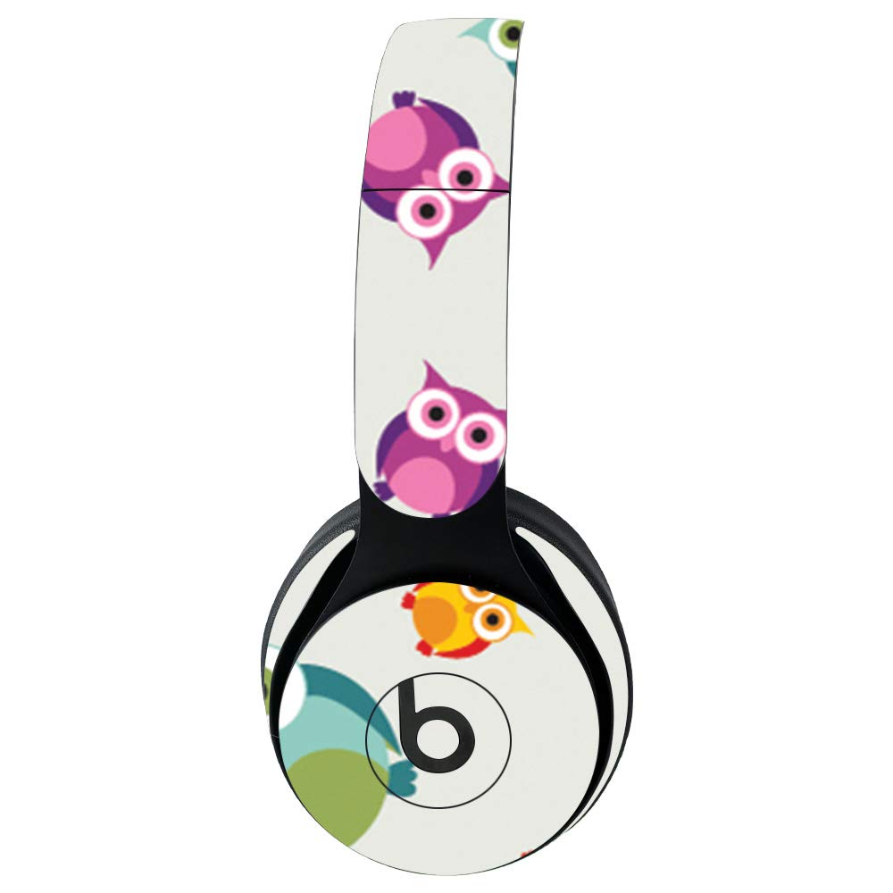 MightySkins Vinyl Decal Wrap Cover for Beats Solo Pro Wireless Headphones - Owl Design | Protective & Durable Skin | Easy to Apply & Remove | Made in USA | Perfect for Gym, Travel & Daily Use