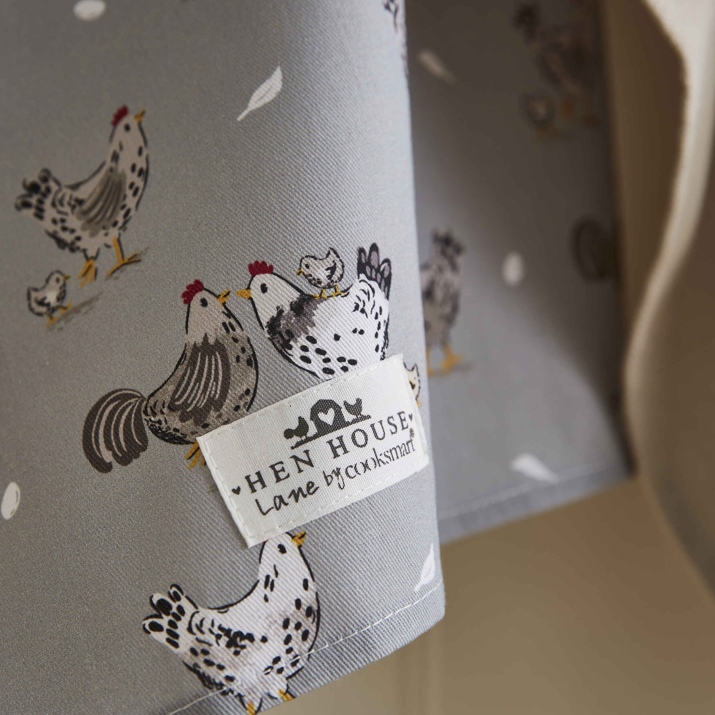 Hen House Lane 3 Pack Premium Cotton Tea Towels - Absorbent Kitchen Towels for Drying Dishes, Cleaning Countertops & Decor (Farmhouse Style)