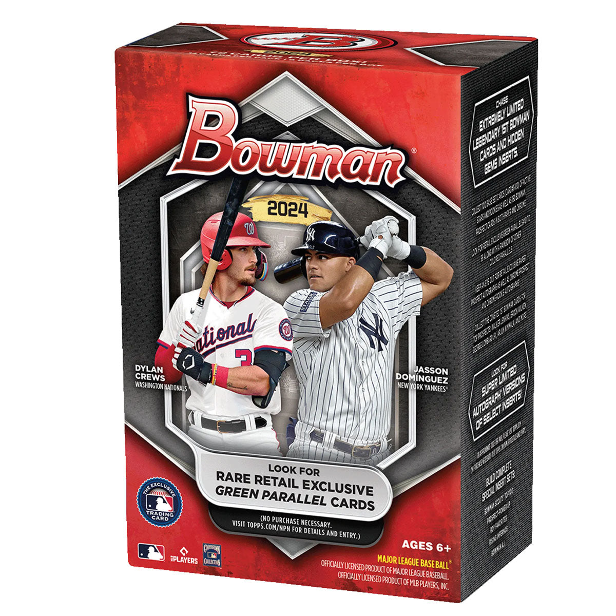 2024 Bowman MLB Baseball Blaster Value Box - 24 Trading Cards with Rookies & Stars | Perfect for Collectors, Fantasy Sports & Gift Giving