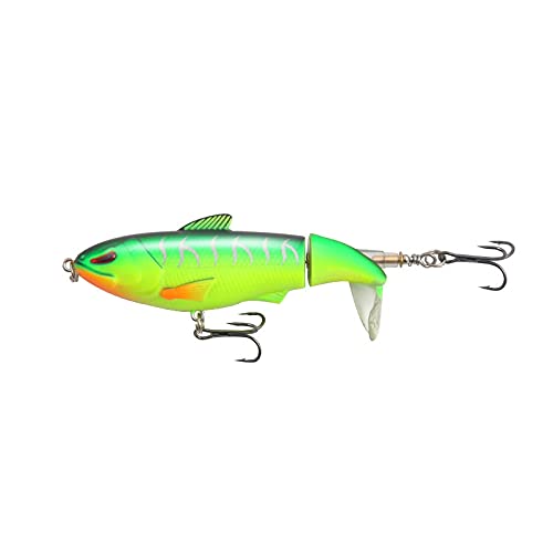 DACHENZI 1Pcs 95Mm/17.5G Topwater Fishing Lure with Propeller - Hard Bait Wobblers, Bionic ABS Artificial Lures for Bass, Trout, and Freshwater Fishing - Perfect for Casting, Trolling, and Shore Fishing