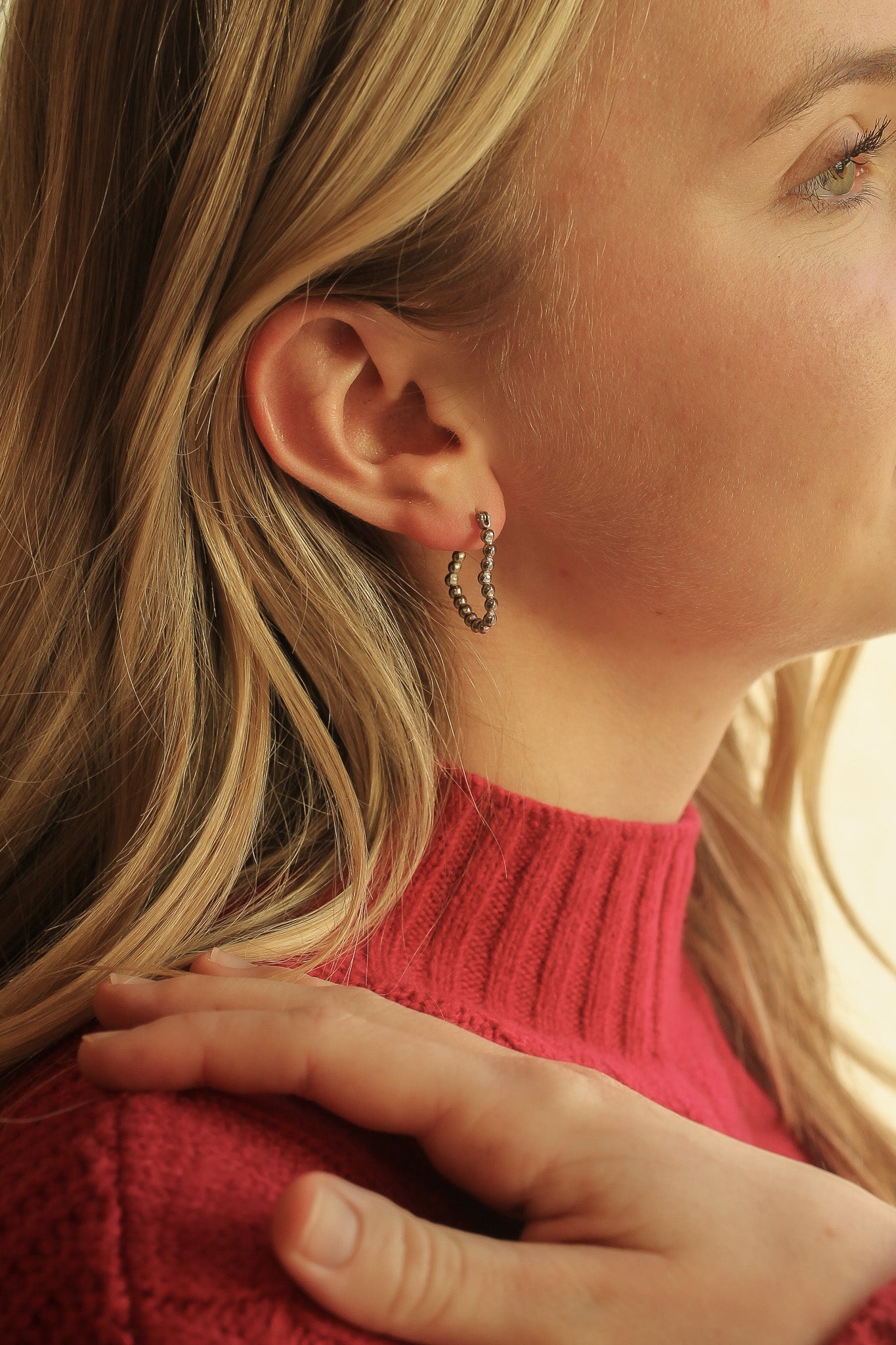 Trendy Lover Hoop Earrings for Women - Romantic & Elegant Jewelry Gift for Her - Perfect for Date Nights, Weddings & Special Occasions
