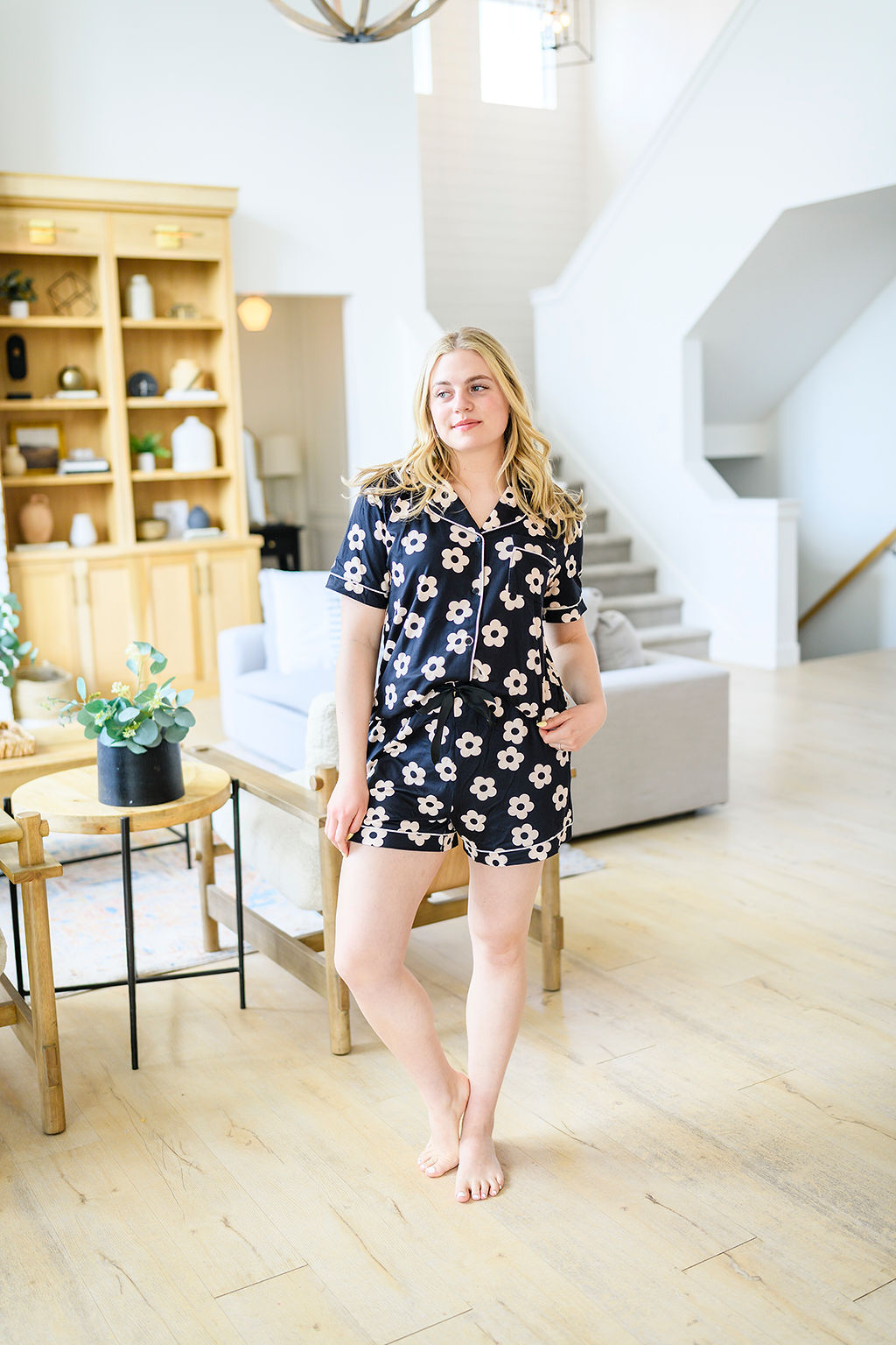 PREORDER: Stylish Button Front Pajama Shorts Set - Soft Cotton Sleepwear in Multiple Prints | Perfect for Summer Nights & Lounge Wear