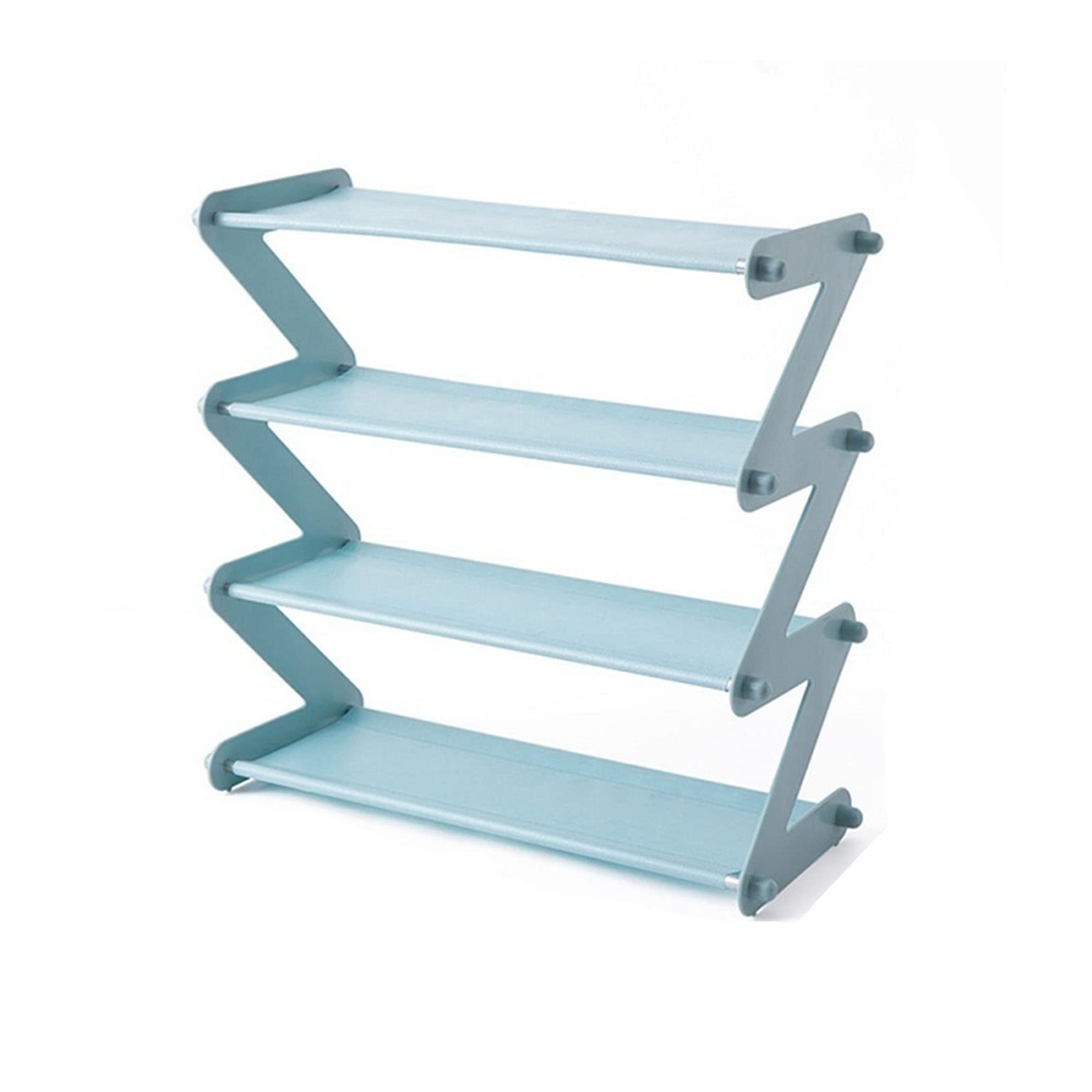 JTWMY Multifunctional Shoe Cabinet - 5-Tier Space Saving Shoe Rack with Dust-Proof Design, Easy Assembly for Home & Entryway Organization (Sky Blue) | Perfect for Small Spaces, Apartments & Closet Storage