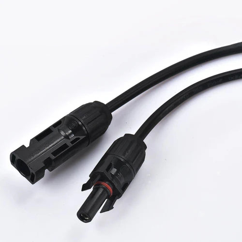 Natures Generator 5 Foot Solar Panel Extension Cable - Durable Weatherproof PV Wire for Outdoor Solar Power Systems - Perfect for RV, Camping, and Off-Grid Energy Solutions