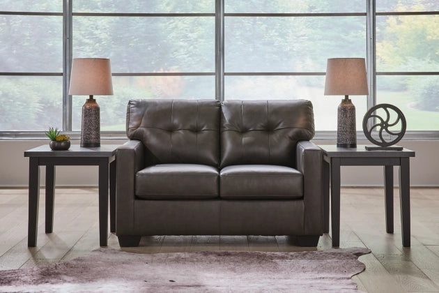 Belziani Genuine Leather Loveseat Sofa – Luxurious Two-Seater for Living Room, Lounge & Office – Perfect for Relaxing & Entertaining