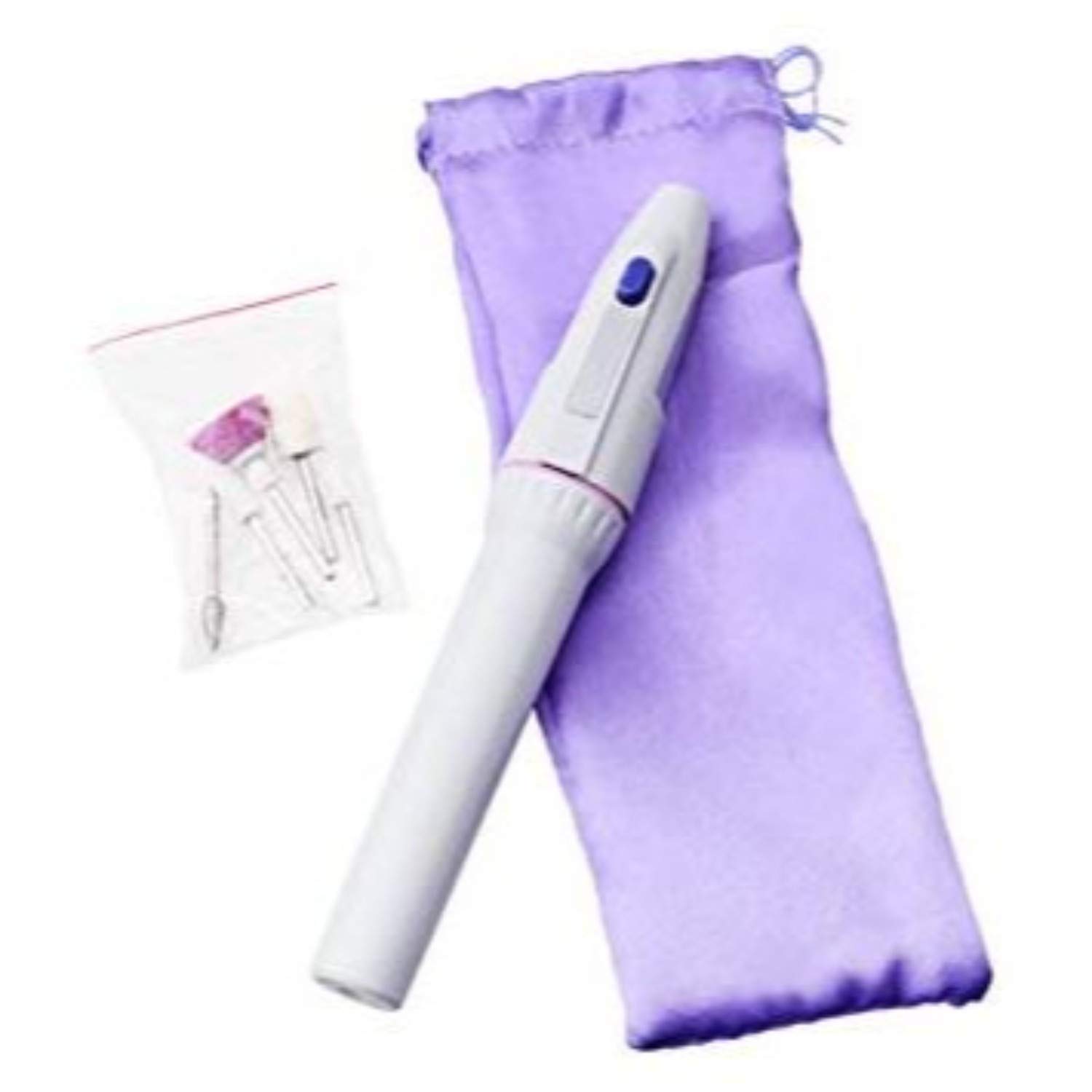 Exseson 5-in-1 Electric Nail Trimming Kit - Professional Manicure & Pedicure Set with Nail Grinder Drill, Polish Grooming Tools for Salon & Home Use (White) | Perfect for Nail Care, Art Tips & DIY Beauty