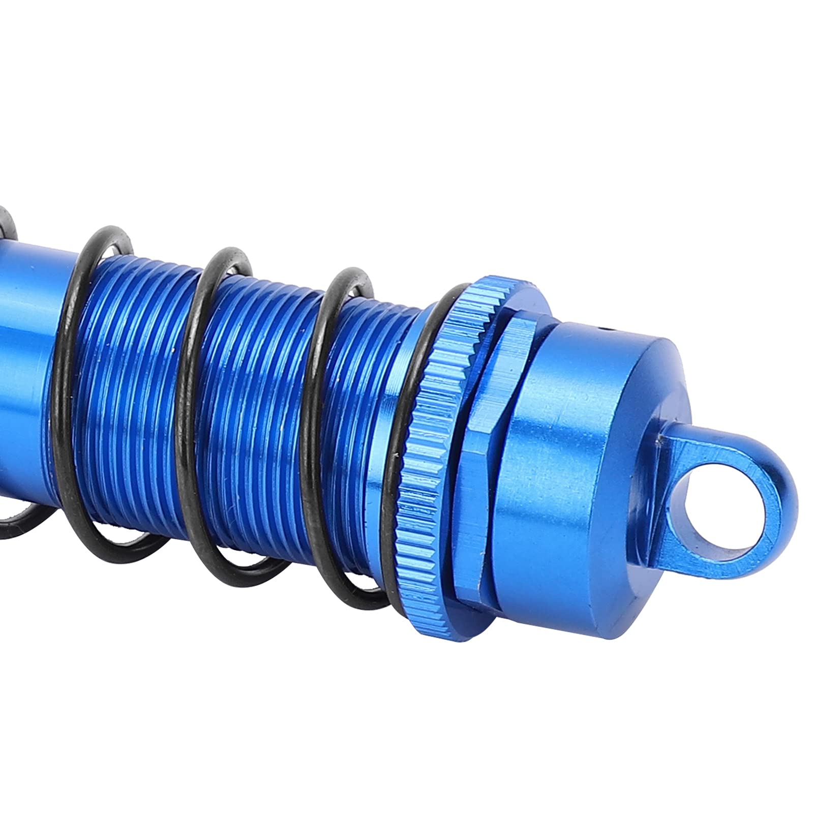 Adjustable Oil-Filled 1/8 RC Shock Absorber 140mm (2PCS) - Compatible with TRAXXAS Slash 2WD RC Car - Blue - Perfect for Off-Road Racing & RC Car Upgrades
