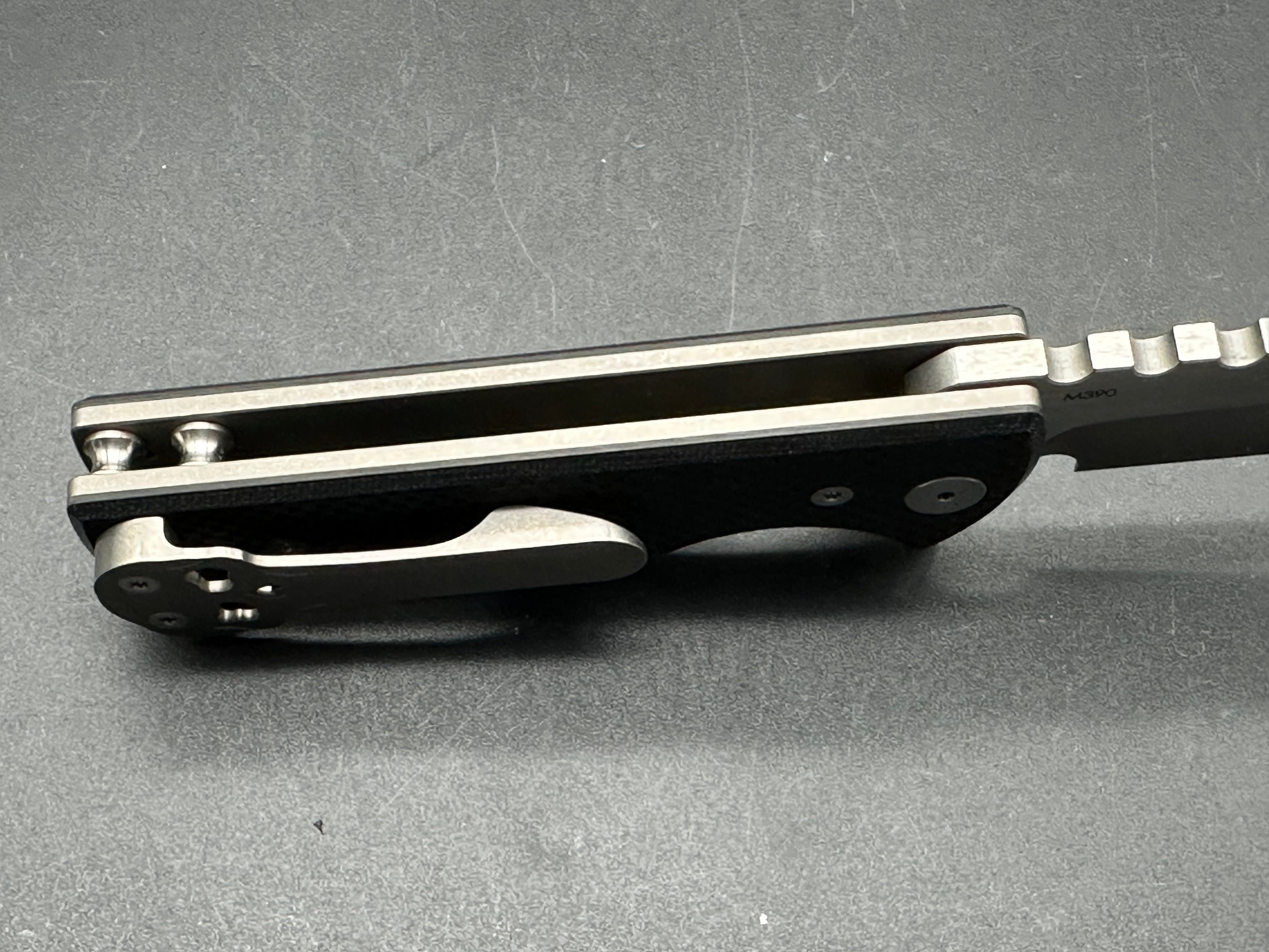Chaves T.A.K. Liner Lock Folding Knife - Black G10 Handle, 2.75