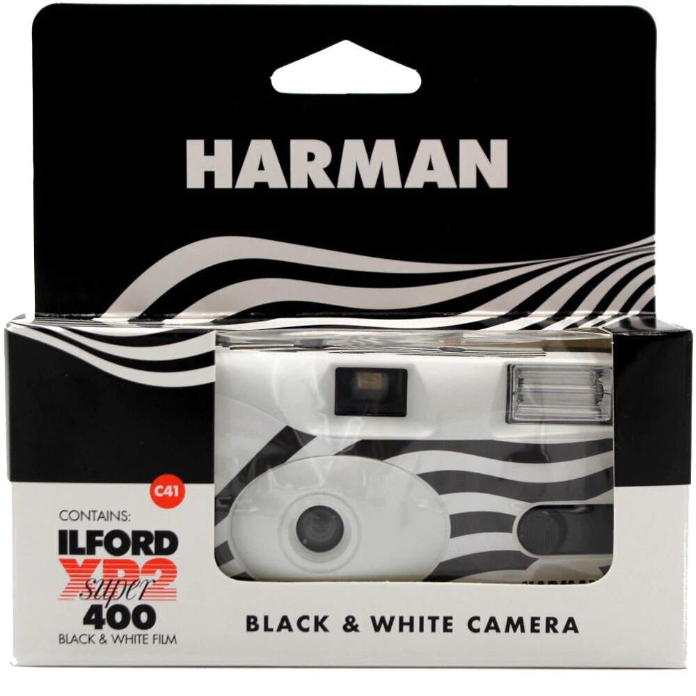 Ilford Harman Single Use Camera XP2 400 ISO 24+3 Exposures - Perfect for Travel, Parties & Everyday Photography
