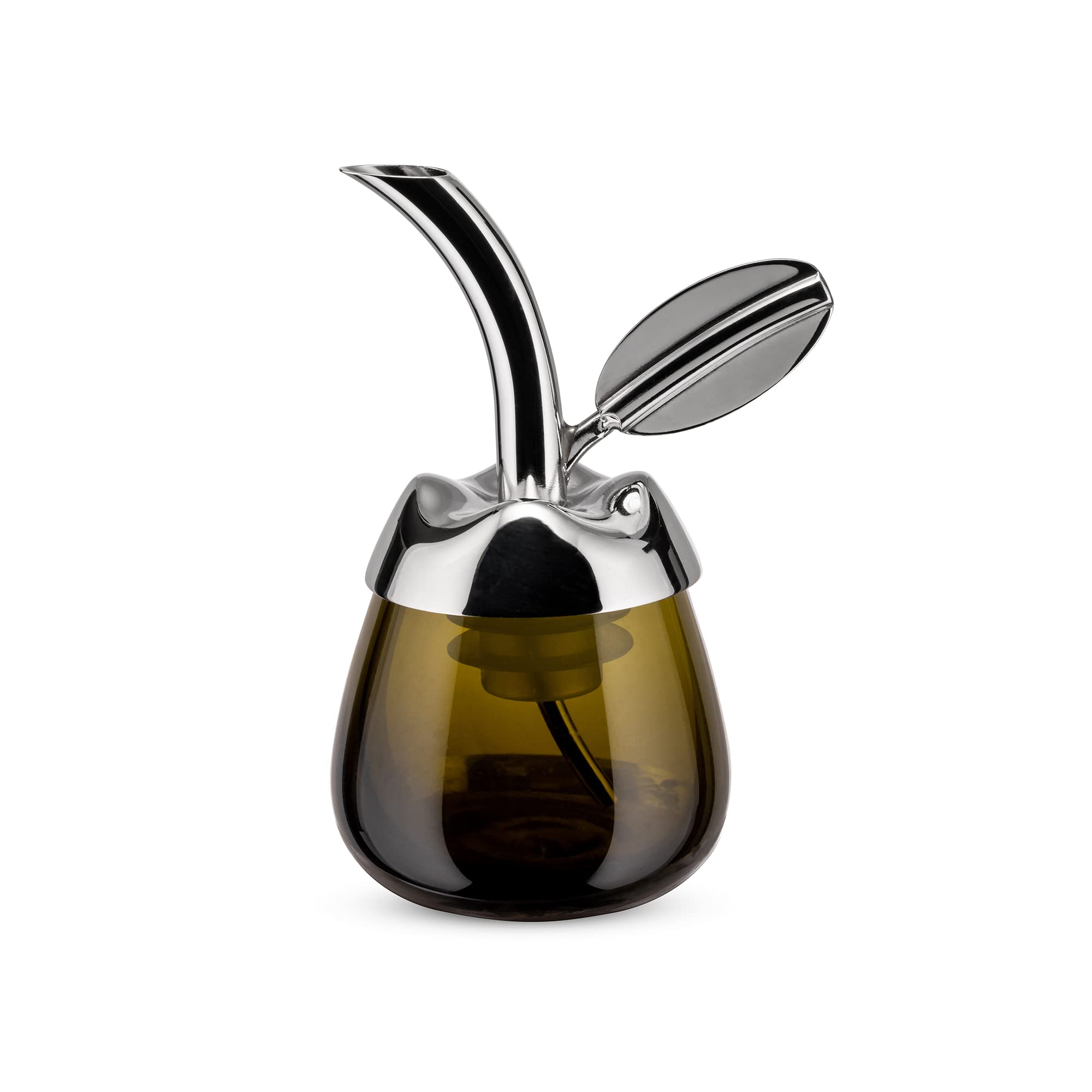 Alessi Fior d'olio Silver Oil Taster - Premium Olive Oil Tasting Spoon for Gourmet Cooking & Kitchen Use