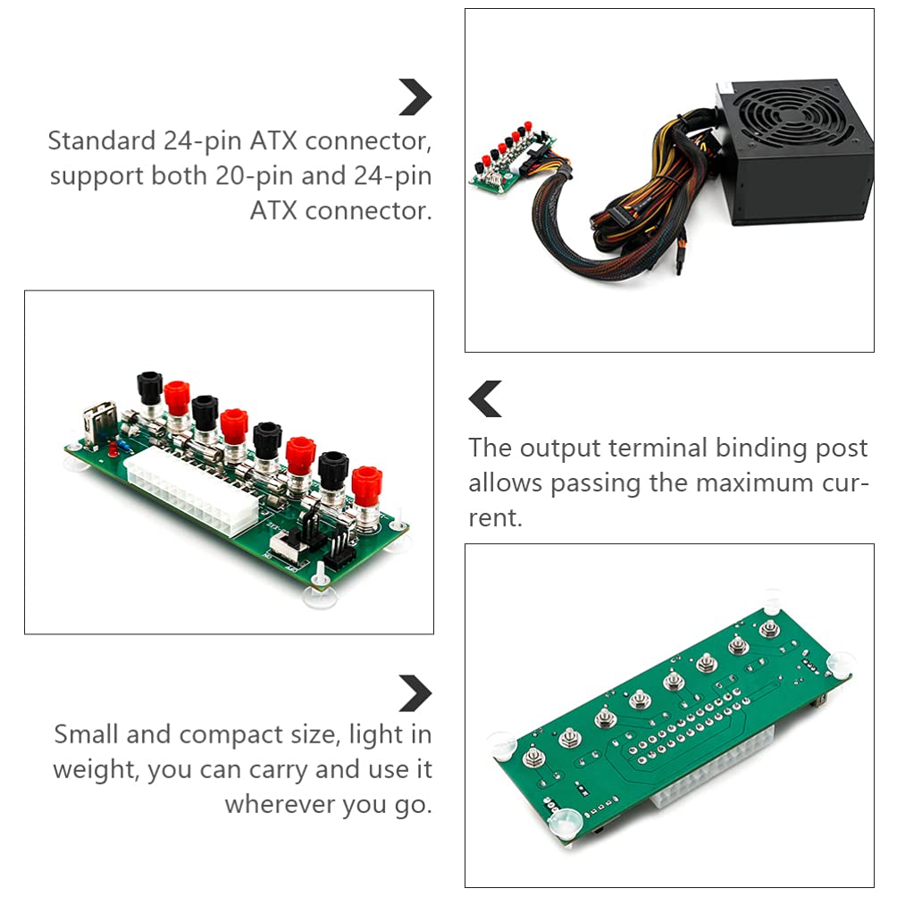 24-Pin ATX Power Supply Terminal to Adapter - High-Quality Computer Power Module & PCB Connector for PC Builds, Upgrades & Repairs - Perfect for Gaming Rigs, Workstations & DIY Computer Projects