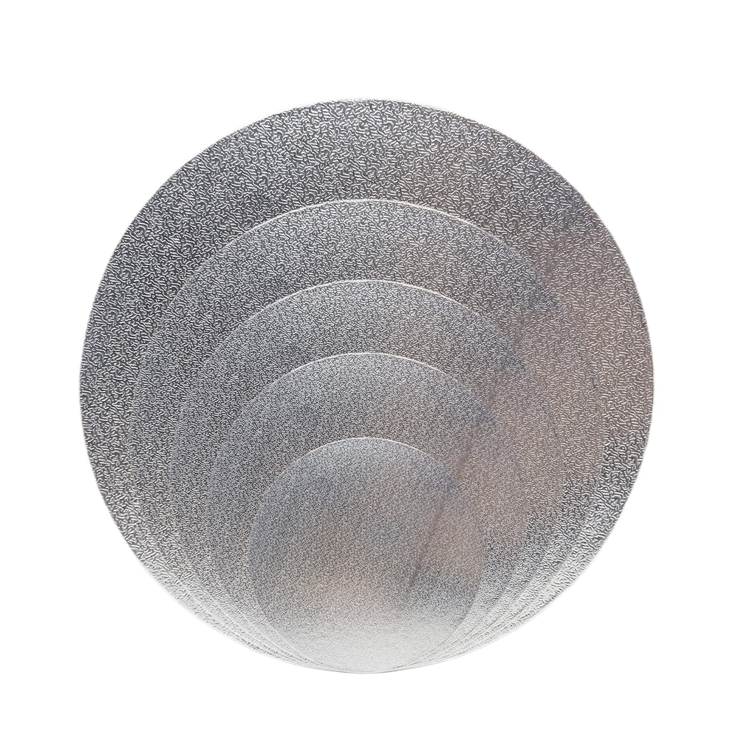 5 Pack Round Cake Boards - 4, 6, 8, 10, 12 Inch Silver Cake Circles for Baking & Decorating | Perfect for Birthday Cakes, Wedding Cakes, Cupcakes & Dessert Displays