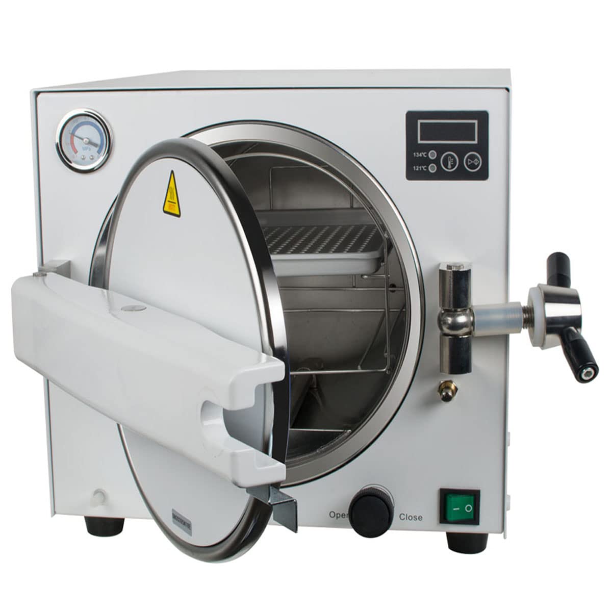 18L 900W Stainless Steel #304 Autoclave Steam Sterilizer - High Temperature Lab Equipment for Medical, Dental & Tattoo Tools (110V) | Perfect for Clinics, Hospitals & Laboratories