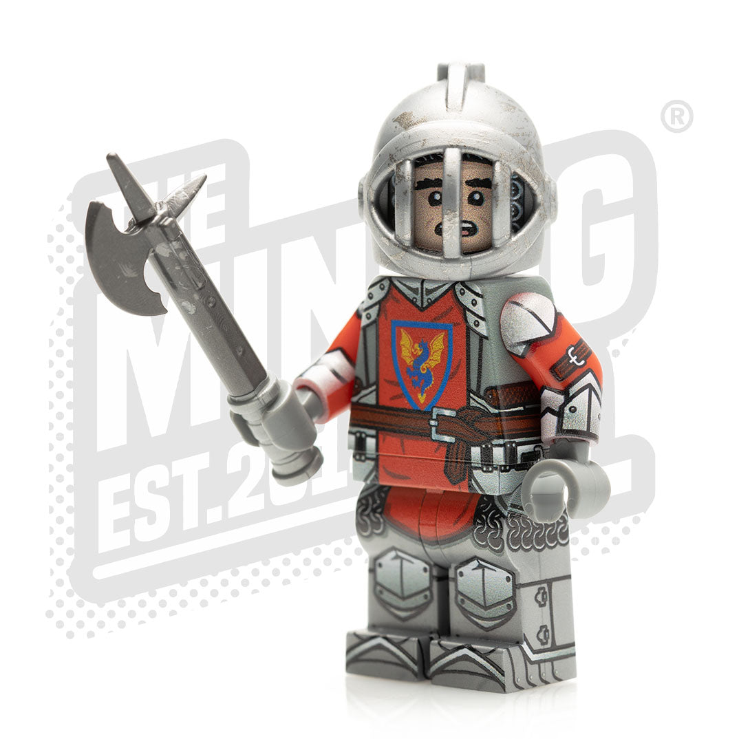 Castle Knight Minifigure - Black Knights Medieval Toy for Kids & Collectors | Perfect for Role Play, Display & LEGO® Compatible Building