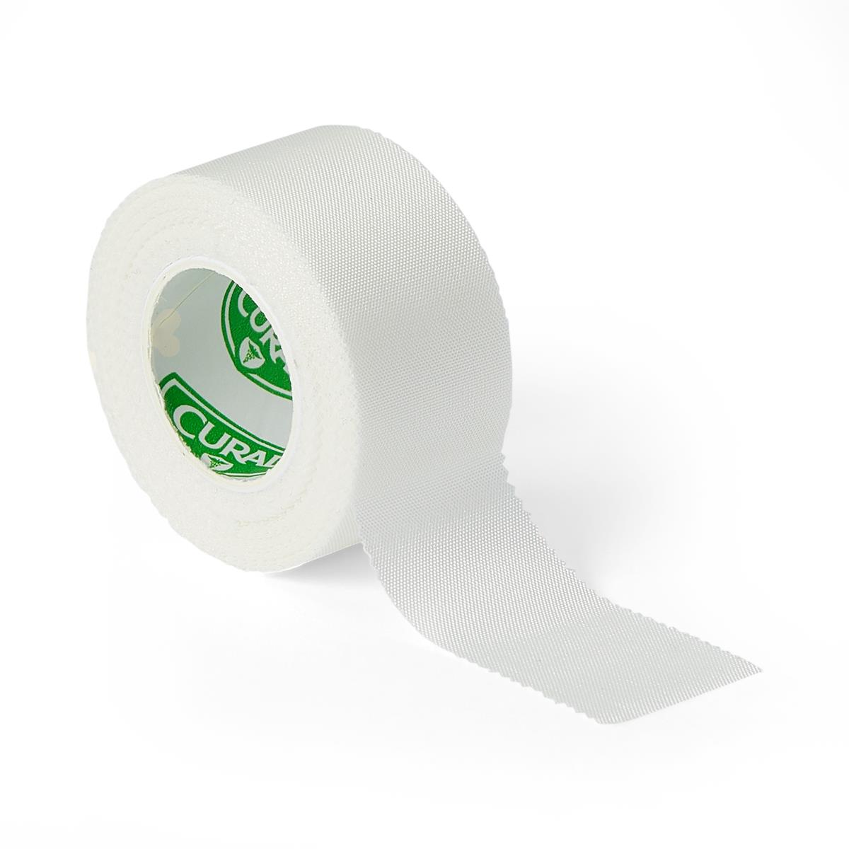 CURAD Heavy Duty Cloth Tape 1 Inch x 10 Yards - Strong Adhesive First Aid Tape for Sports Injuries, Wound Care & Bandage Securing