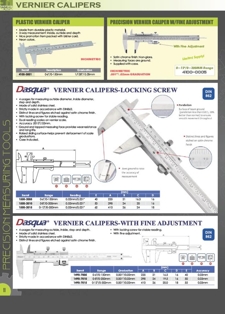 HHIP 4100-0008 Heavy Duty Vernier Caliper - 40 Inch/1000mm Precision Measuring Tool for Metalworking, Woodworking & Engineering Applications