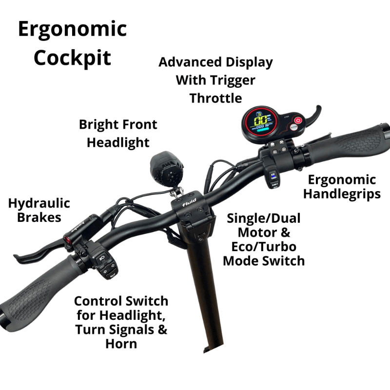 Kaabo MANTIS V2 Fluid Edition Electric Scooter - Open Box & Refurbished - Perfect for Urban Commuting & Last-Mile Transportation
