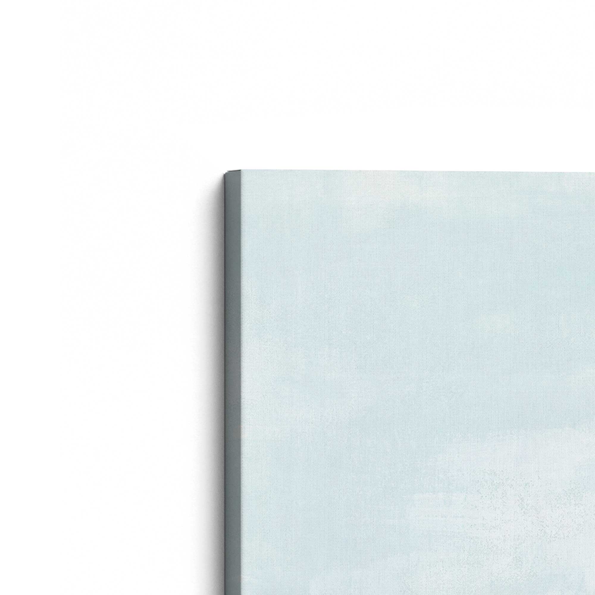 Cloudy Shoreline Hues - Set of 2 Premium Canvas Wall Art Prints for Coastal Home Decor | Perfect for Living Room, Bedroom & Beach House
