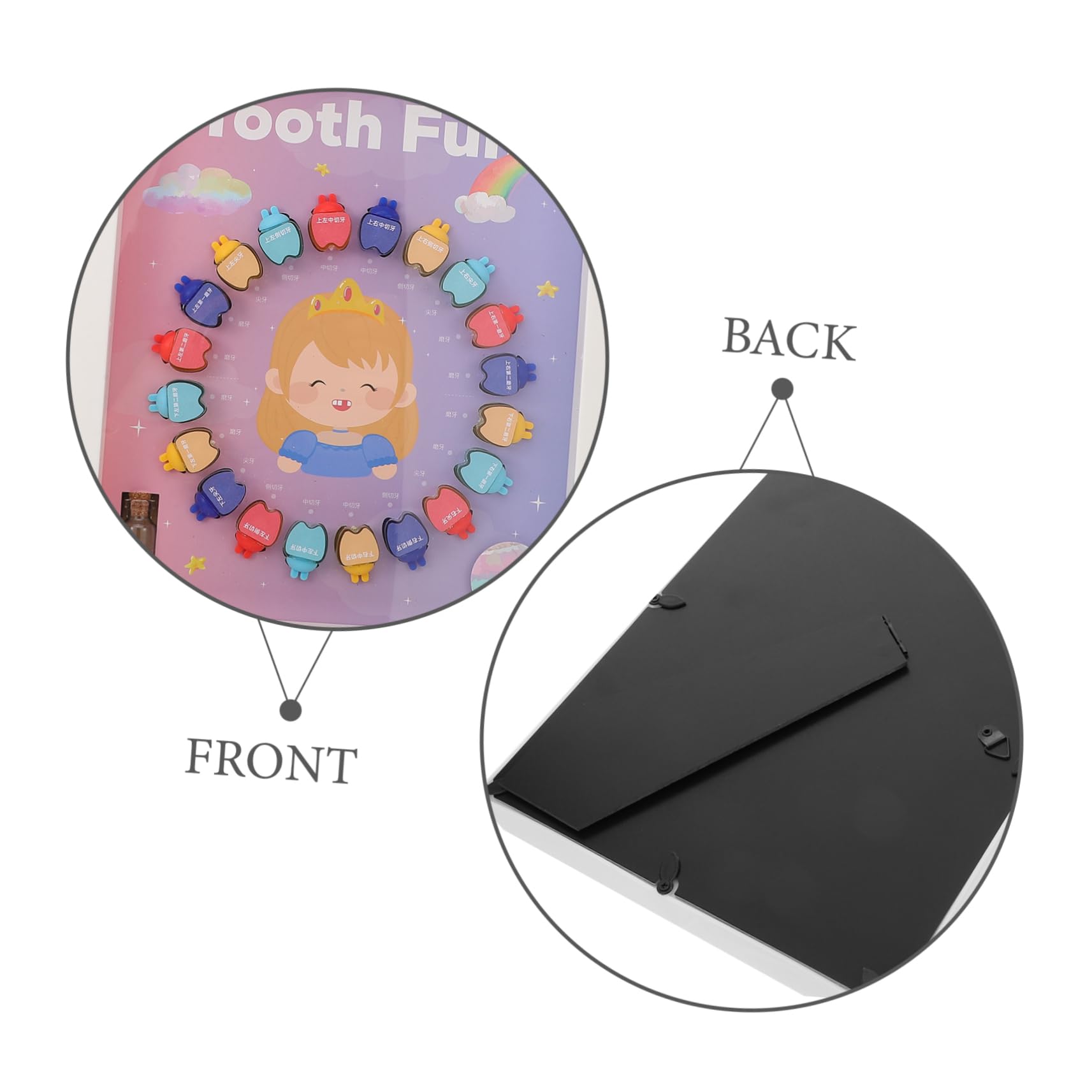 BIUDECO Teeth Storage Box Set - Organizer for Baby Teeth, Fetal Hair & Keepsakes | Durable Tooth Holder for Kids, Secure Container for First Tooth & Milestone Memories | Perfect for Baby Shower Gifts & Childhood Memorabilia Organization