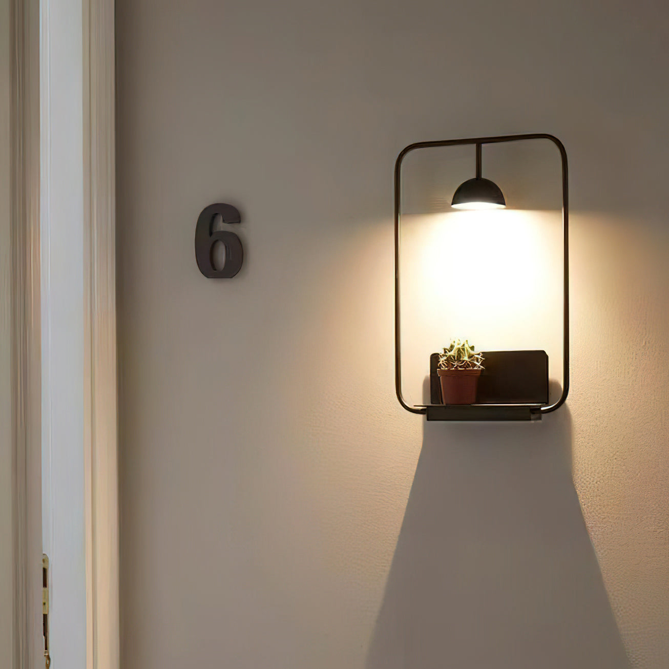 Cupolina Modern LED Wall Sconce Light Fixture - Dimmable Indoor/Outdoor Wall Lamp for Bedroom, Living Room, Hallway & Patio Lighting