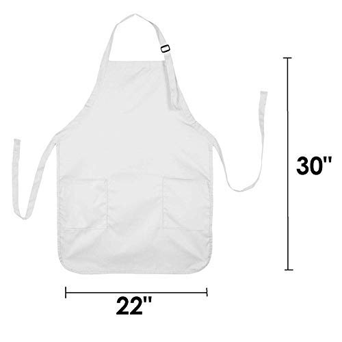 Queen of the Kitchen Apron - Premium Adjustable Cooking Apron for Women - Perfect Chef Gift for Mother's Day, Housewarming & Bridal Shower - Ideal for Baking, Grilling & Hosting Parties