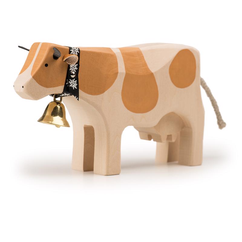 Marc Trauffer Traditional Swiss Cows Figurine - Authentic Swiss Decor for Home & Office - Perfect for Farmhouse, Alpine, and European Style Decorations