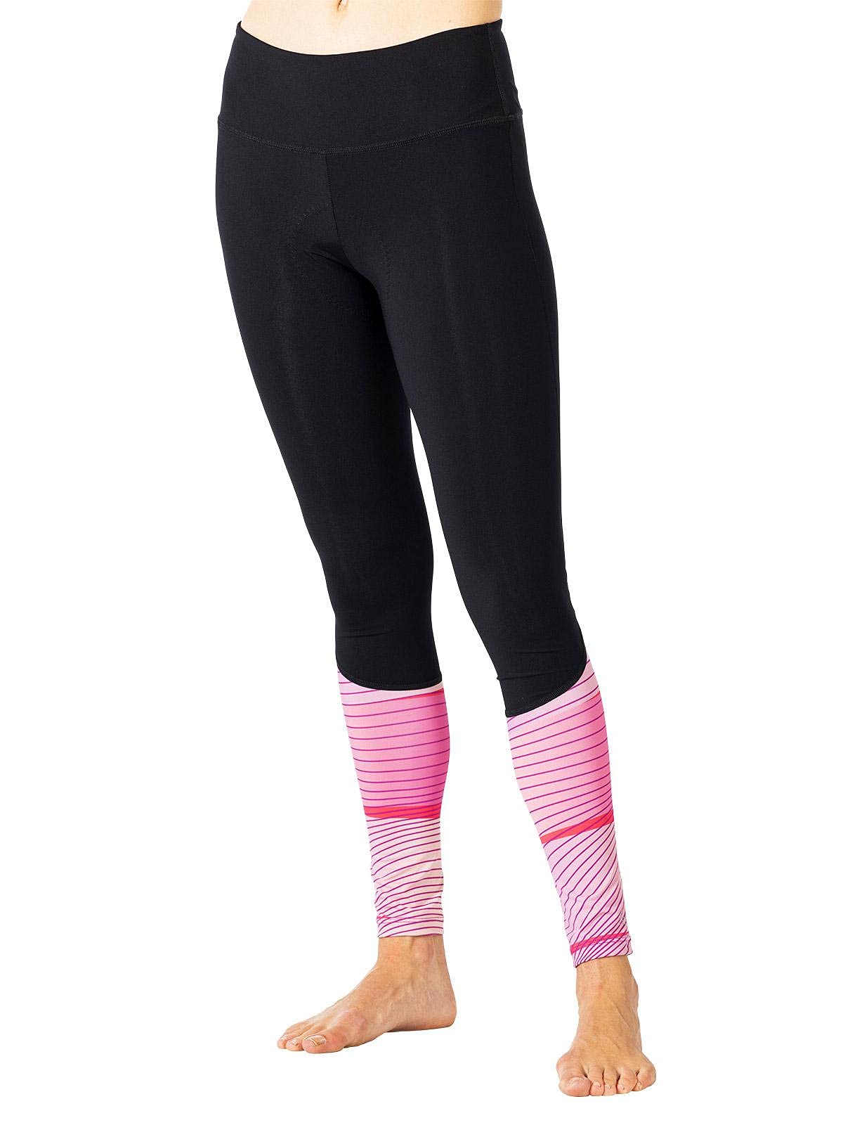 Terry Psychlotight Women's High-Visibility Padded Compression Cycling Tights - 28 Inch Inseam for Road Biking & Indoor Training