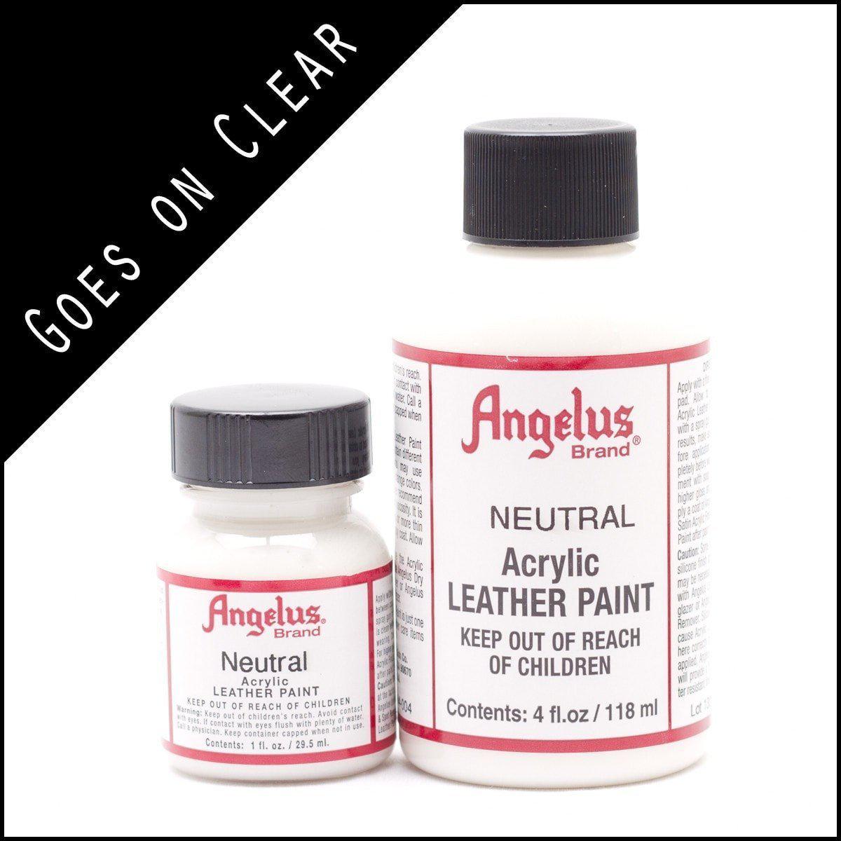 Angelus Neutral Additive 1oz (30ml) - Leather Paint Thinner & Conditioner for Sneakers, Bags & Accessories | Perfect for DIY Shoe Customization & Leather Care