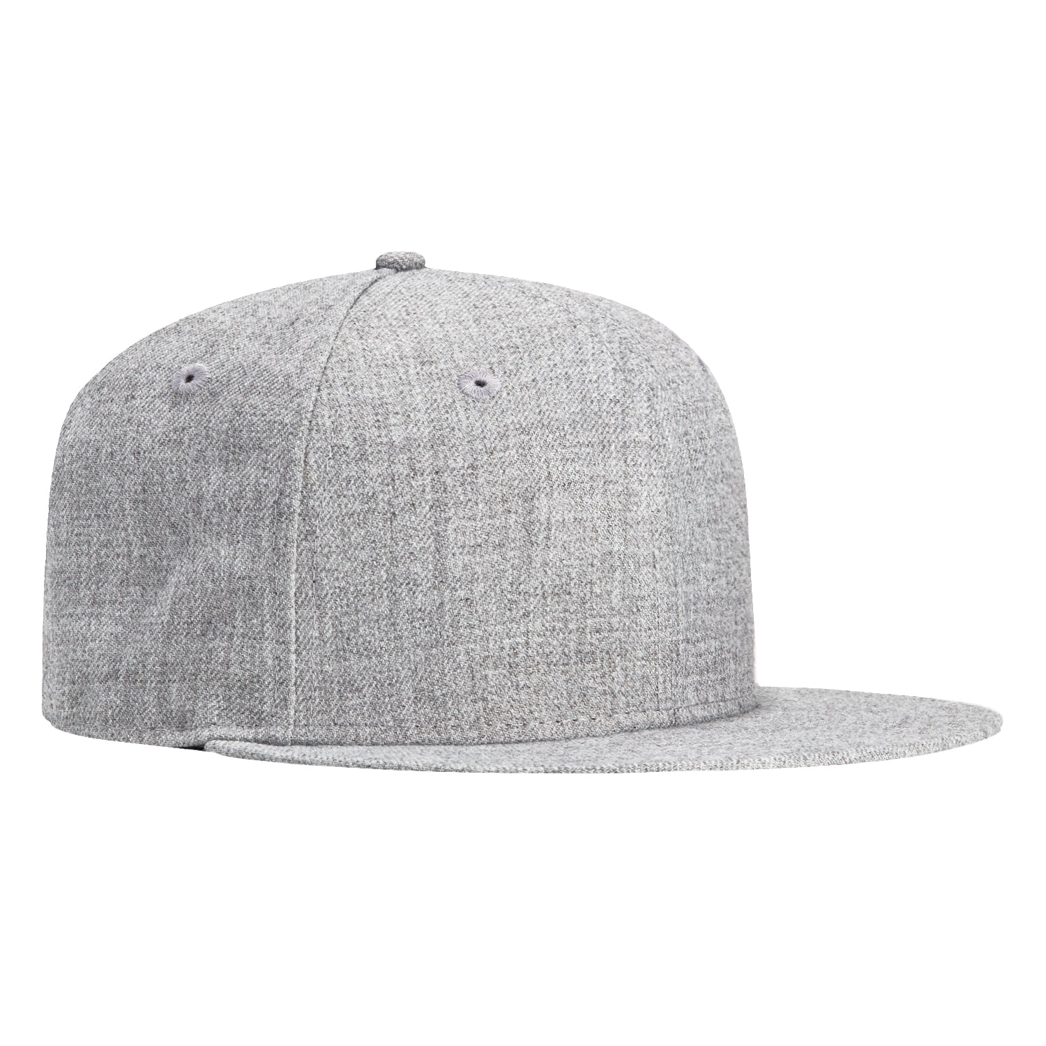 New Era 59Fifty Blank Fitted Hat - Heather Gray Adjustable Baseball Cap for Men & Women - Perfect for Sports, Casual Wear & Street Fashion
