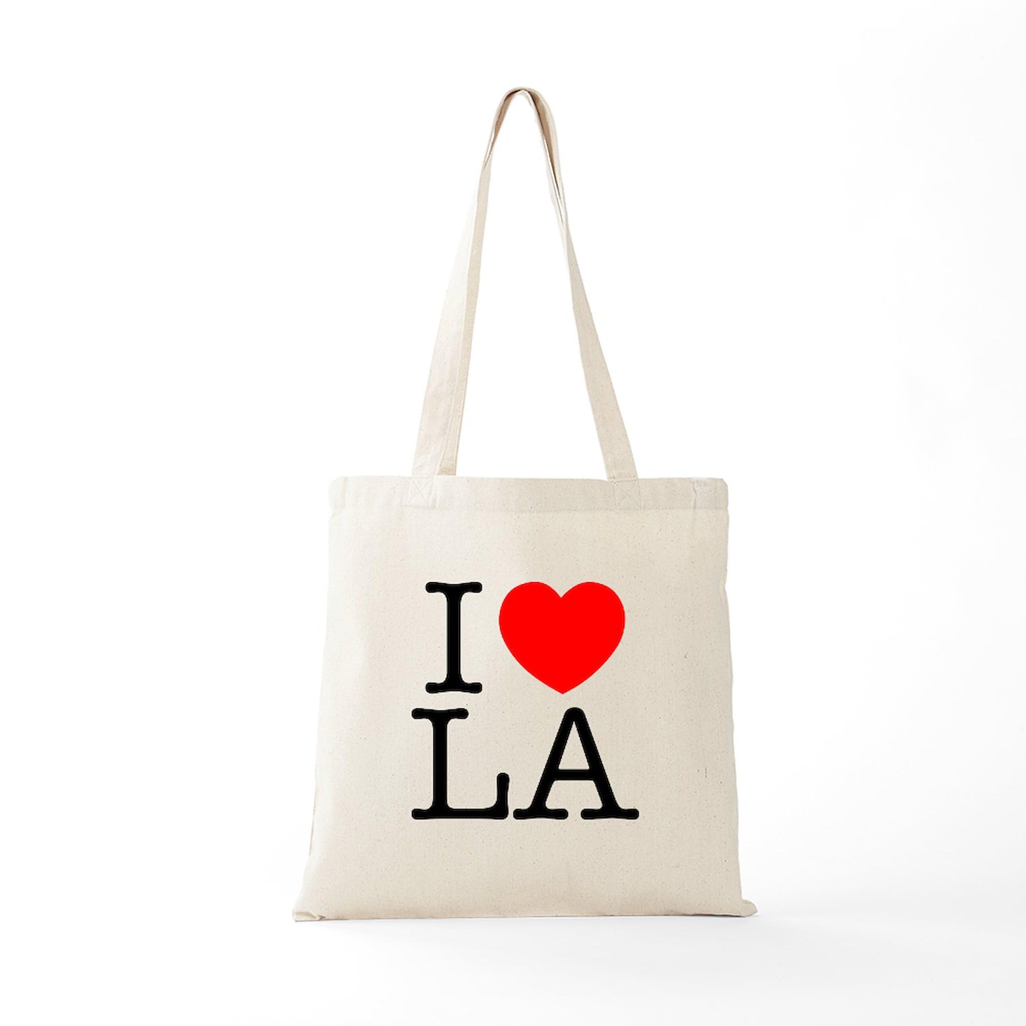 CafePress I Heart LA Canvas Tote Bag - Eco-Friendly Reusable Shopping Bag for Groceries, Beach & Daily Use