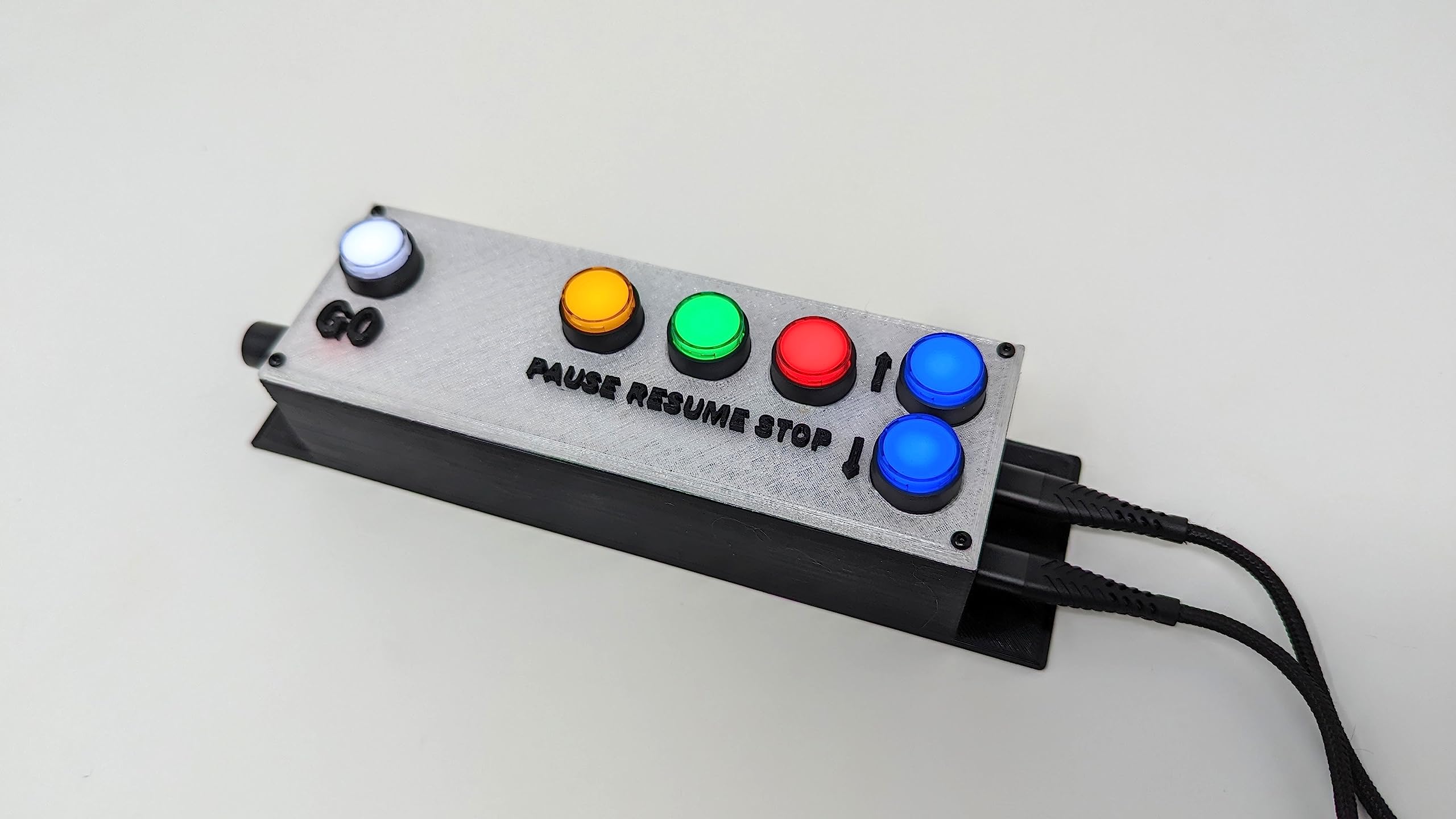 GO Button Box Remote - Compatible with QLab®, SCS, Midi, Single/Dual USB & DIN - Perfect for Theater Shows, Live Performances & Studio Control