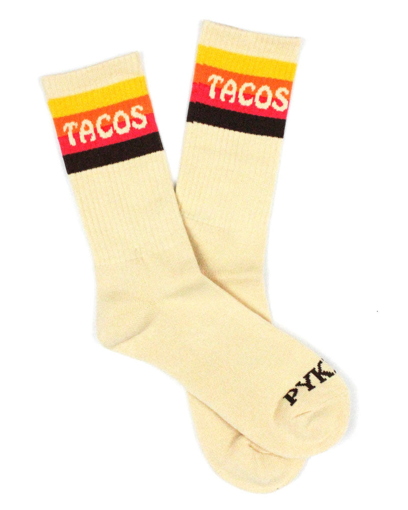 Colorful Striped Taco Socks for Men & Women - Fun Novelty Socks for Casual Wear, Cosplay & Gifts