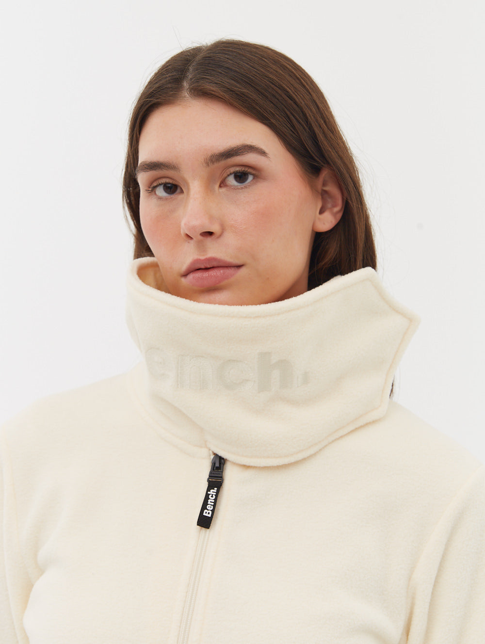 Women's Soft Microfleece Wrap Neck Zip Up Jacket - Cozy Winter Outerwear for Hiking, Camping & Outdoor Activities