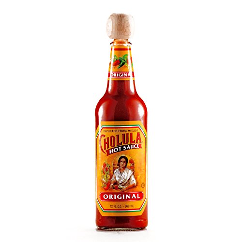 Original Cholula Hot Sauce - 12 oz Bottle (Pack of 5) | Authentic Mexican Flavor for Tacos, Wings & Bloody Marys | Spicy Condiment for Cooking & Grilling
