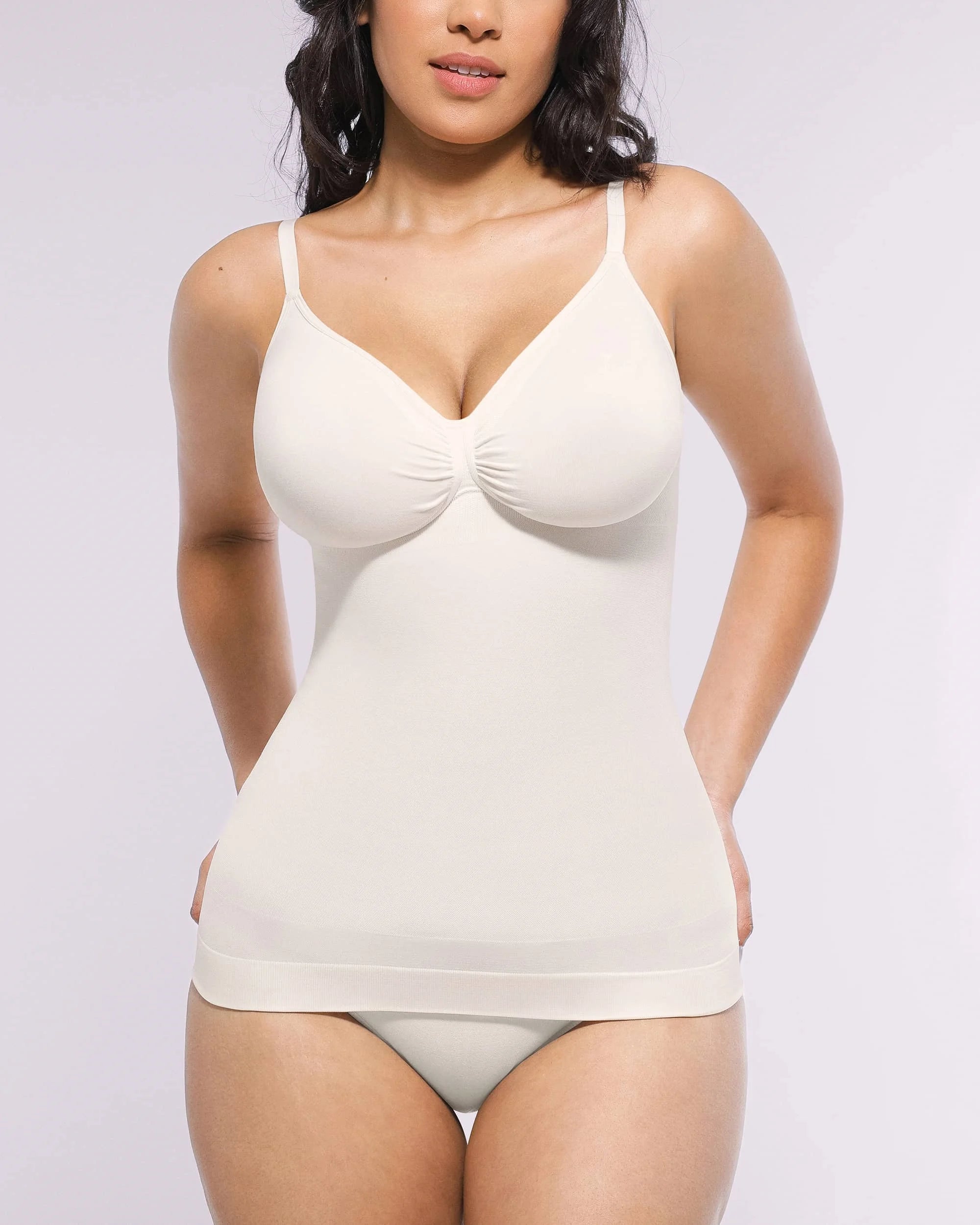 OceanHug™ Oyster Reborn Smoothing Cami Top - Women's Seamless Slim Fit Camisole for Layering & Everyday Wear | Perfect Under Blazers & Cardigans