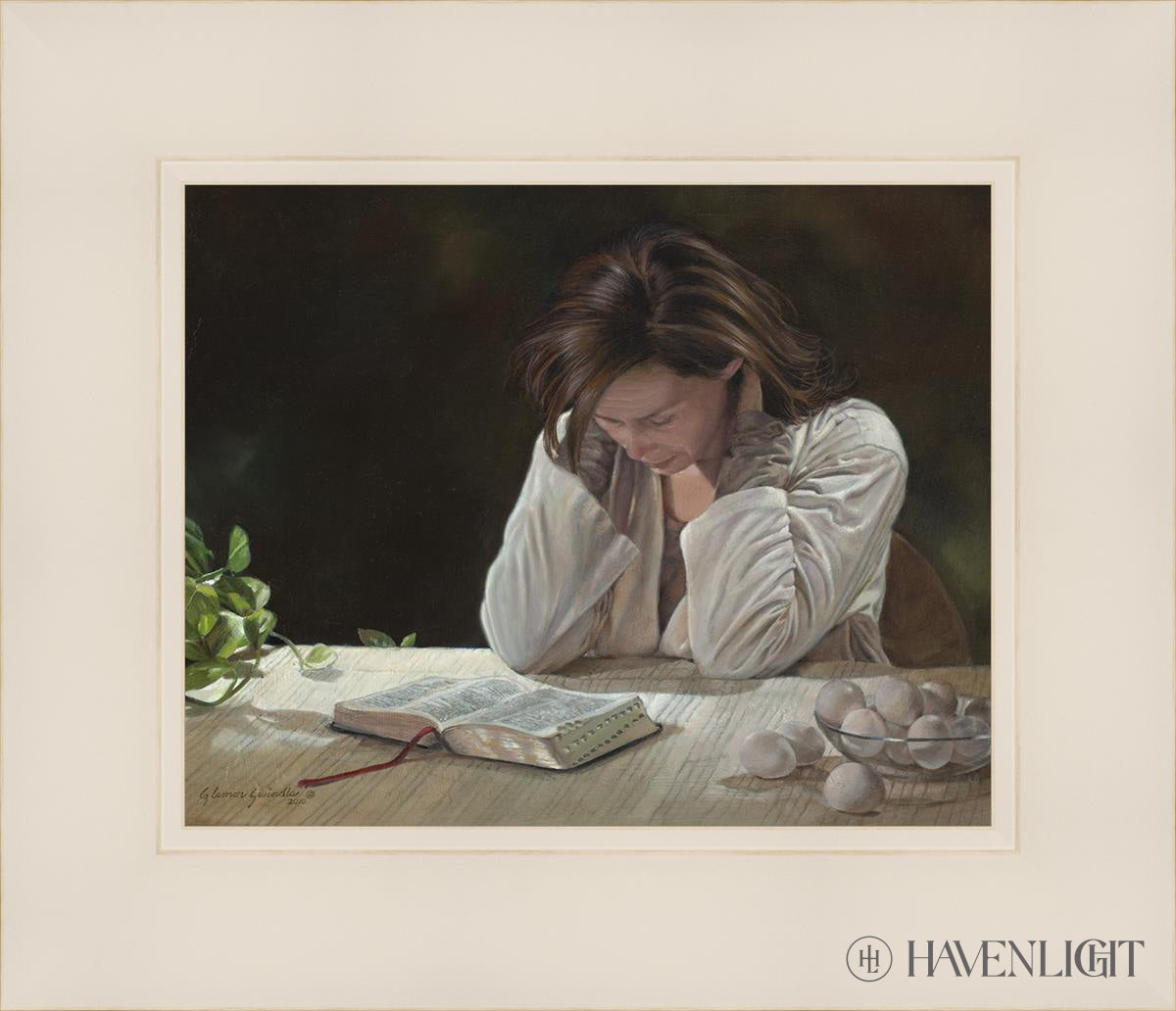 A Mother's Vigil: I Would Gather Thee - Modern Inspirational Wall Art for Home Decor | Perfect for Living Room, Bedroom & Nursery