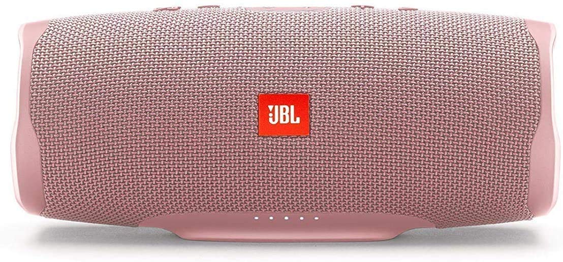 JBL Charge 4 Waterproof Portable Bluetooth Speaker - Pink (Renewed) | Wireless Outdoor Speaker for Beach, Pool, Camping & Travel | High-Quality Sound & 20-Hour Battery Life