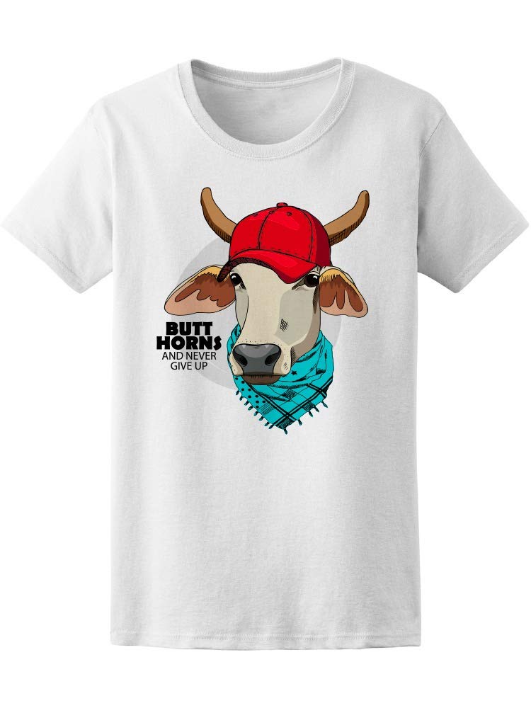 Women's Stylish Cow Print T-Shirt with Red Cap - Perfect for Casual Outfits, Streetwear & Fun Graphic Tees