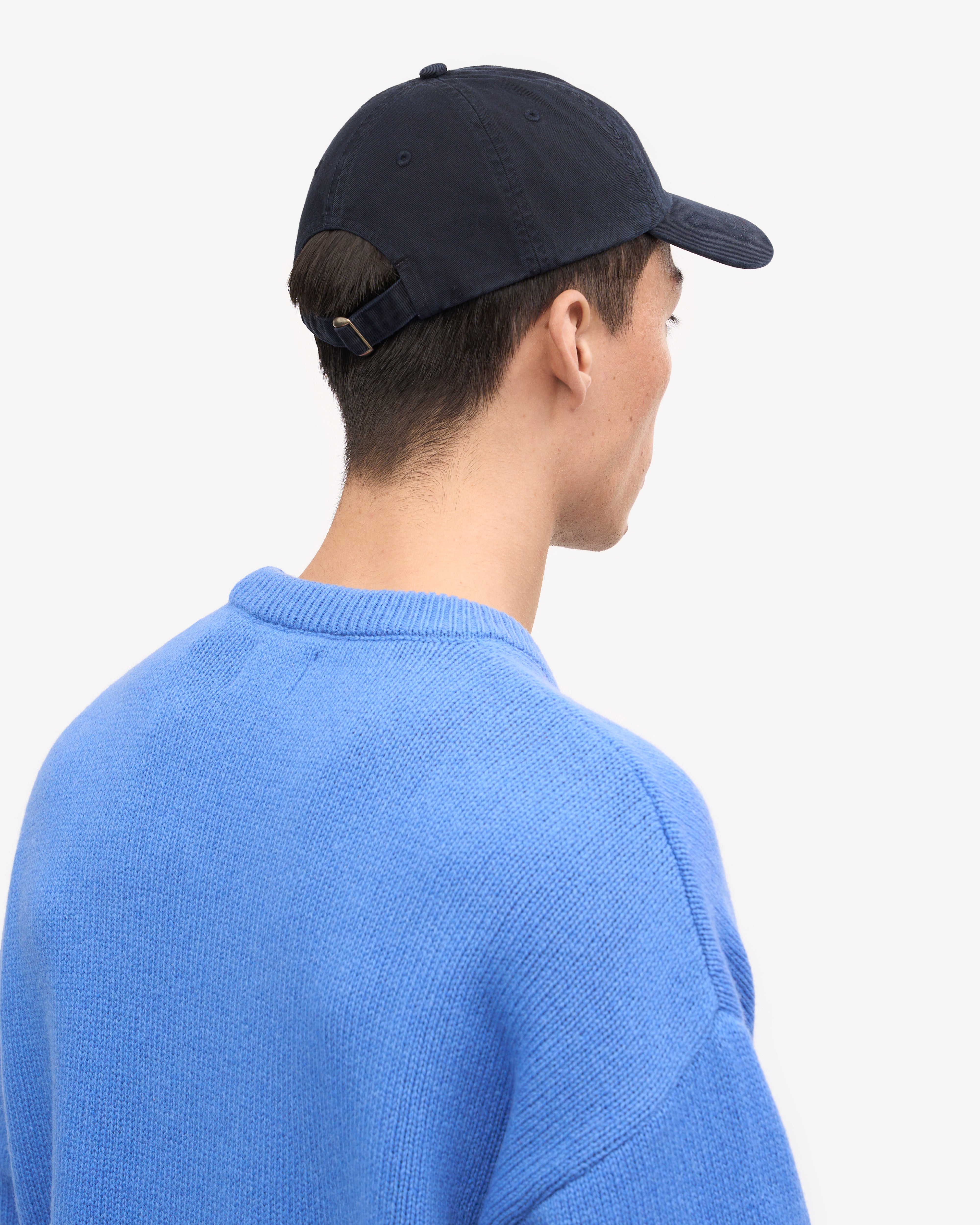 Organic Cotton Baseball Cap for Men & Women - Navy Blue - Soft & Breathable - Perfect for Outdoor Activities, Sports & Casual Wear