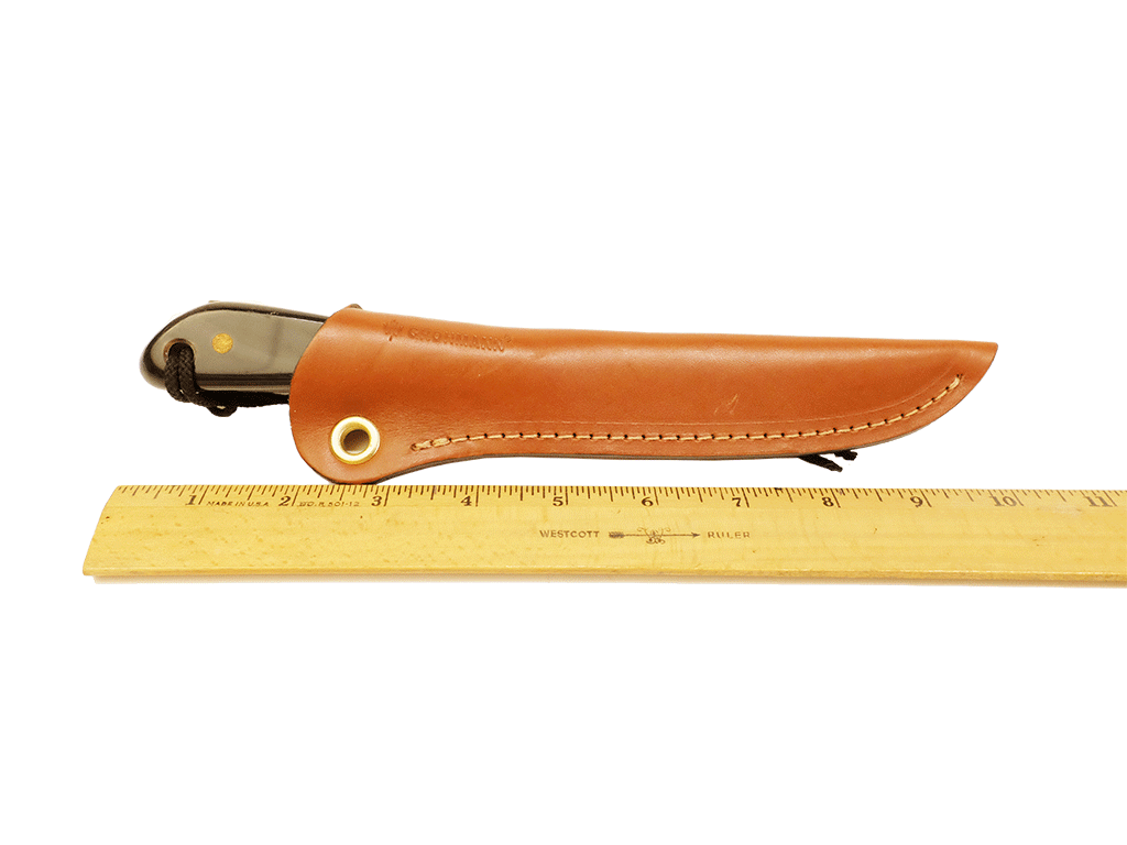 Grohman #3 Boat Knife - Canadian Armed Forces Yachtsman Design by D.H. Russell - 4 Blade 8 Inch Folding Knife with Sheath - Perfect for Sailing, Fishing & Outdoor Adventures