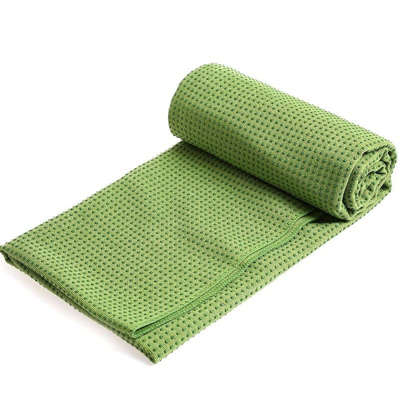 Premium Non-Slip Yoga Towel Mat - Extra Grip for Hot Yoga, Pilates & Workouts - Eco-Friendly & Quick-Dry Fitness Accessory for Home & Studio Use