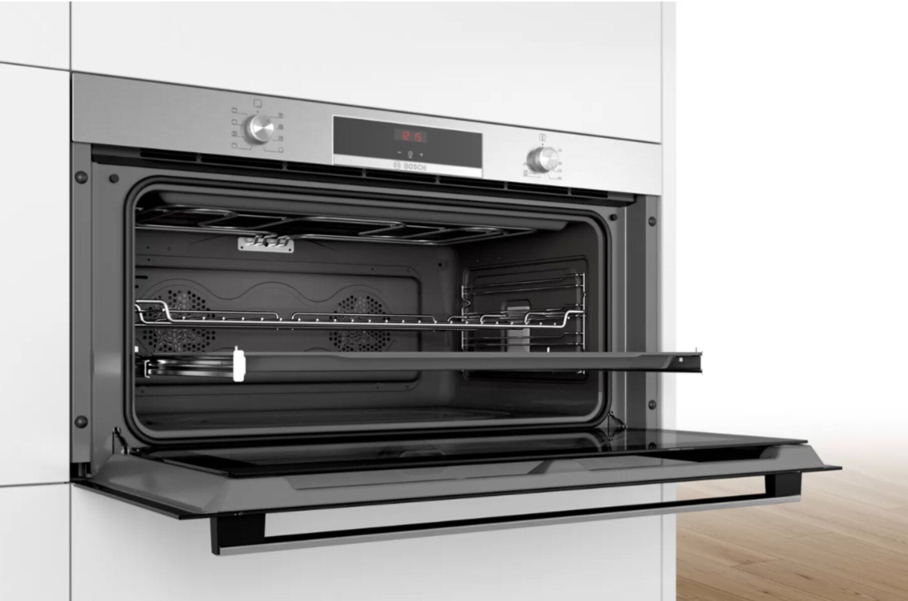 Bosch 90cm Serie 4 Electric Built-In Oven VBC5540S0 - Premium Stainless Steel Oven for Baking, Roasting & Cooking | Perfect for Modern Kitchens & Home Chefs